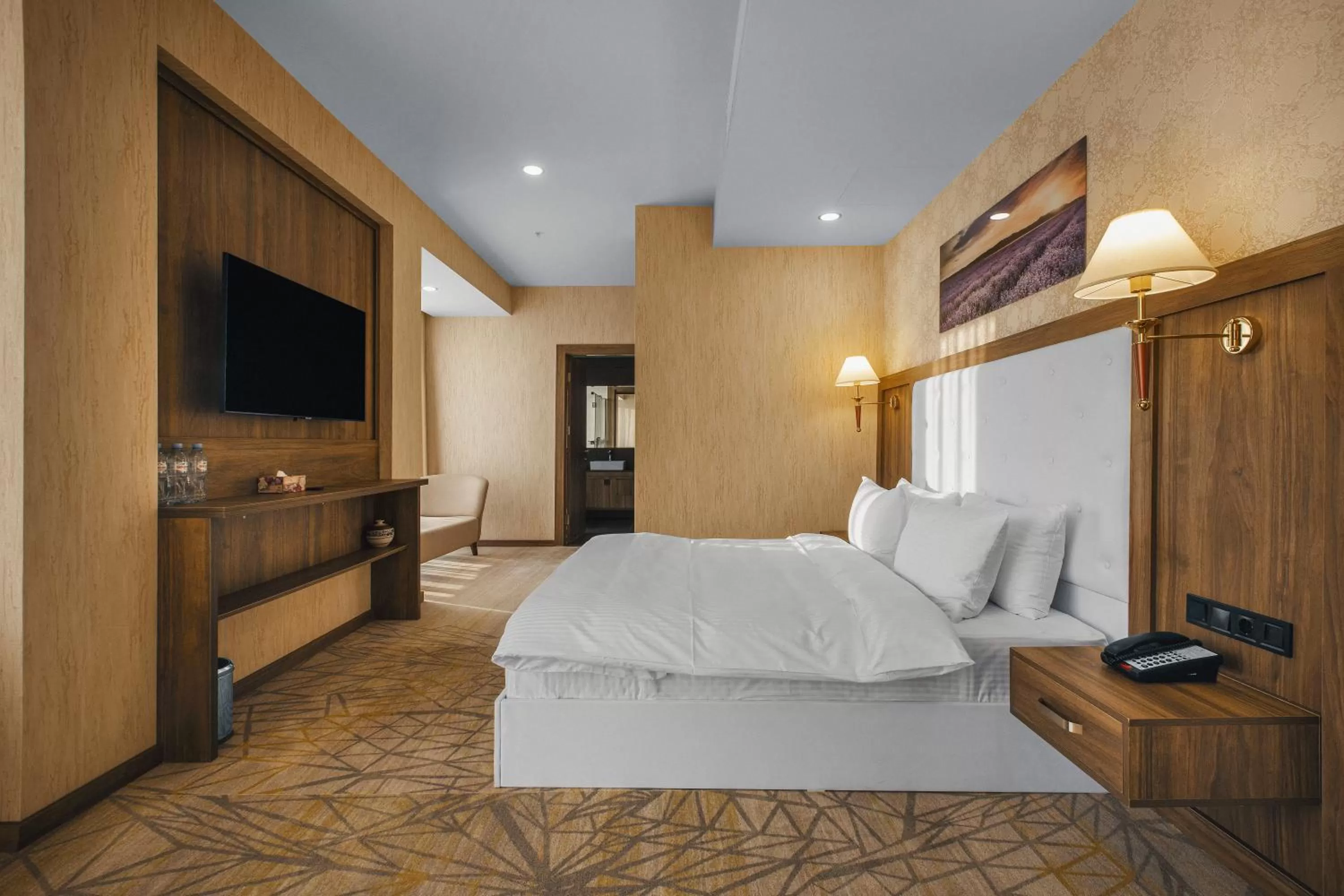 Bed in Royal Tulip Hotel & Casino, Tbilisi