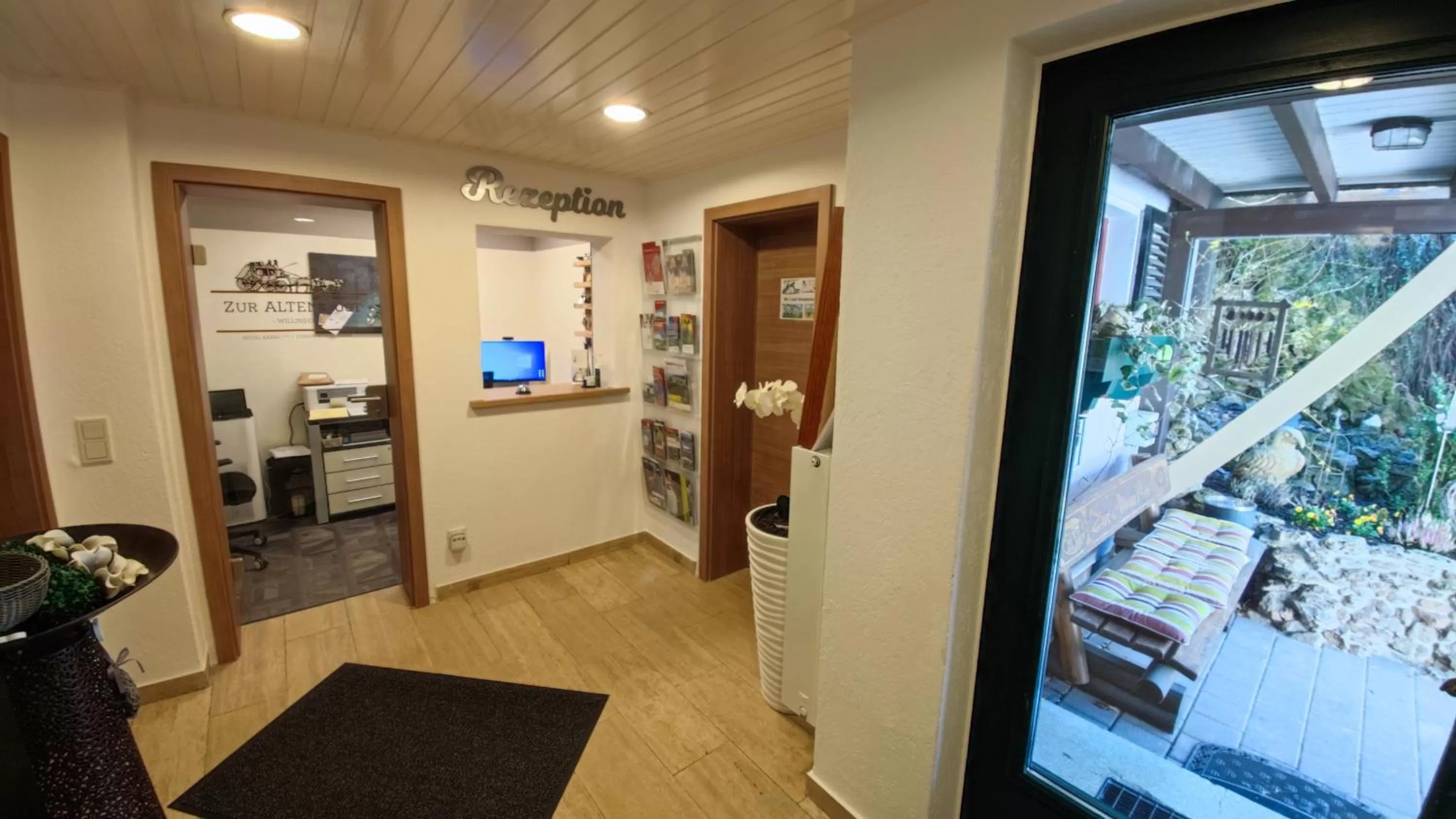 Lobby or reception in Hotel Garni "Zur Alten Post"