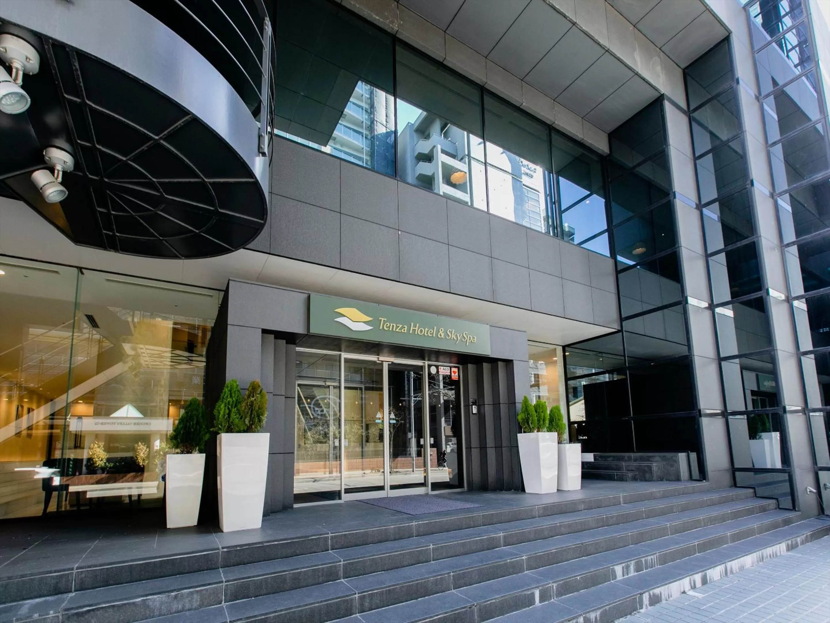Facade/entrance in Tenza Hotel & SKYSPA at Sapporo Central