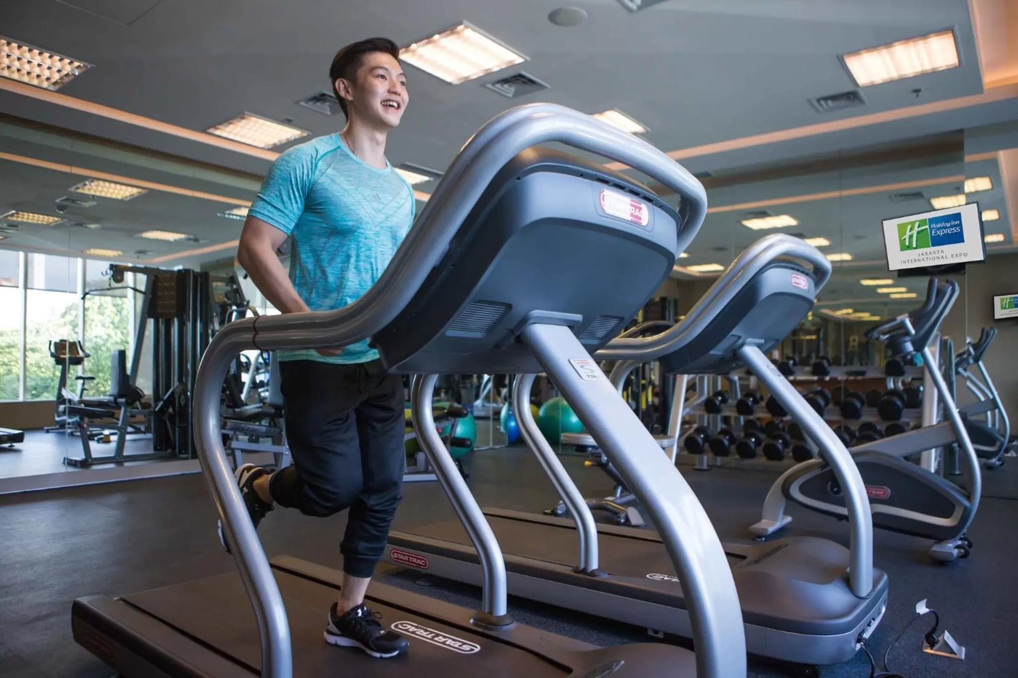 Fitness centre/facilities in Holiday Inn Express Jakarta International Expo by IHG