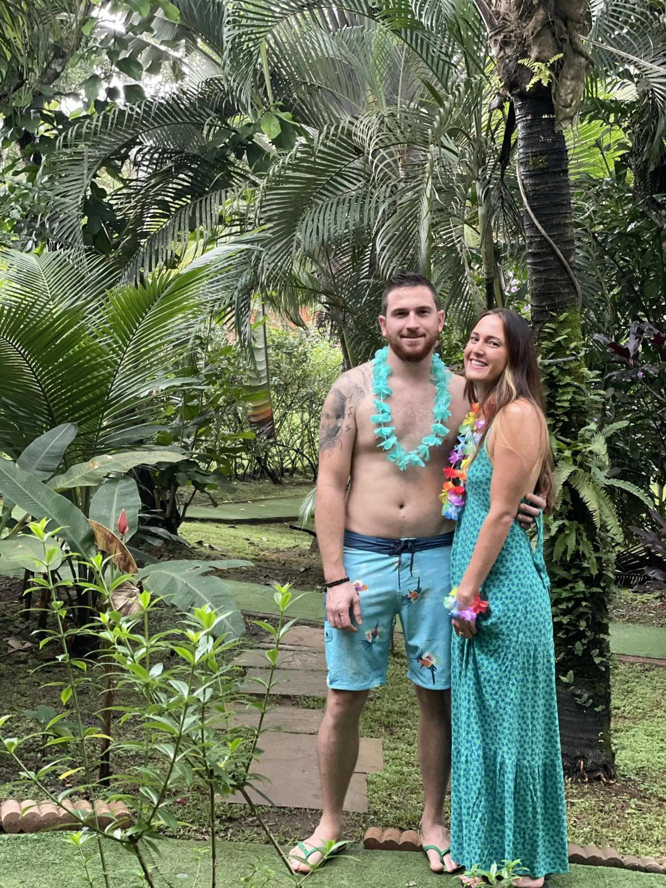 People in Monkey Lodge Panama