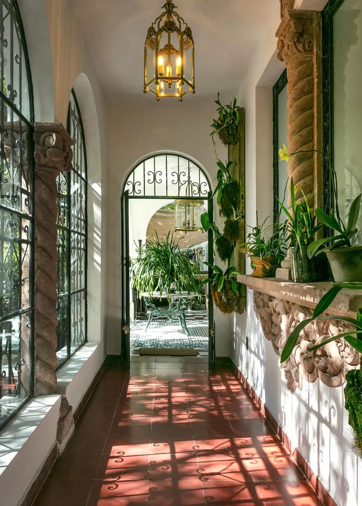 Facade/entrance in Orchid House Mexico City