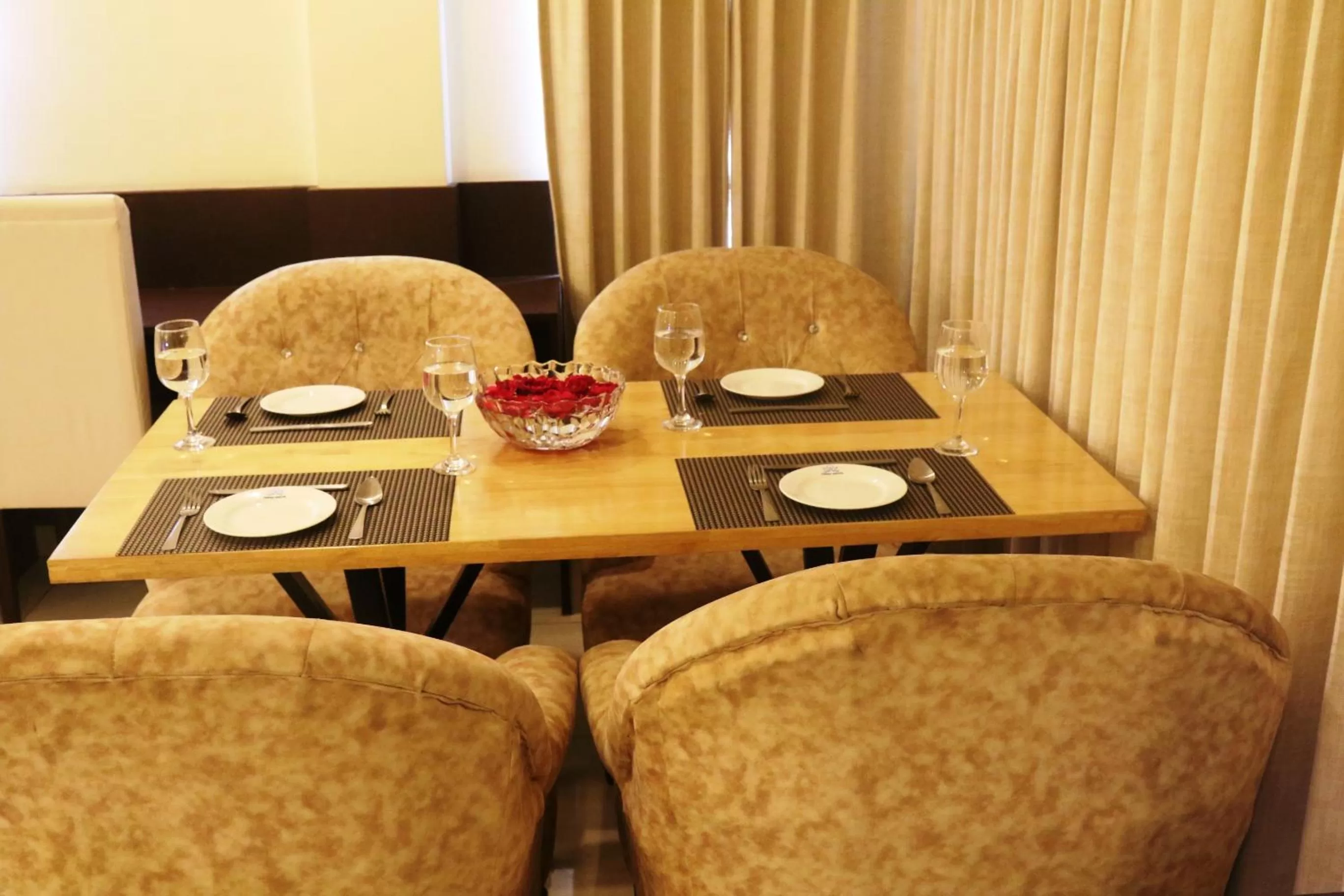 Seating area in Indira Nikunj Rubystone Exotic