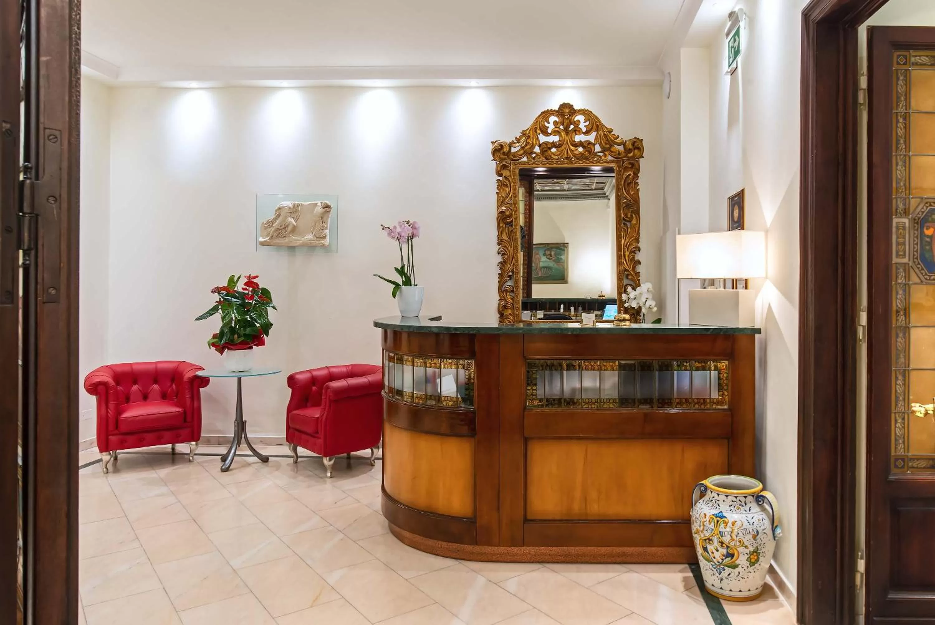 Lobby or reception in Hotel Accademia