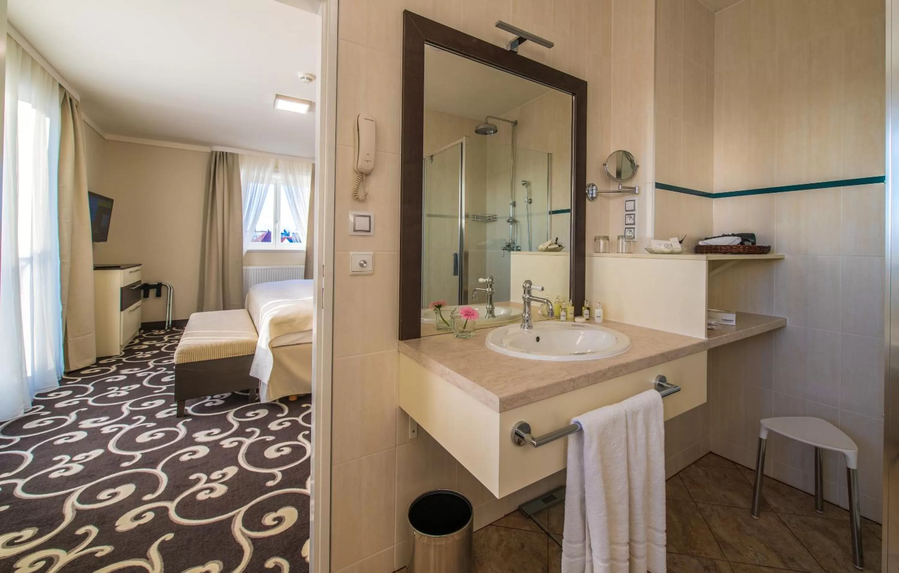 Bathroom in Grand Hotel Bohemia