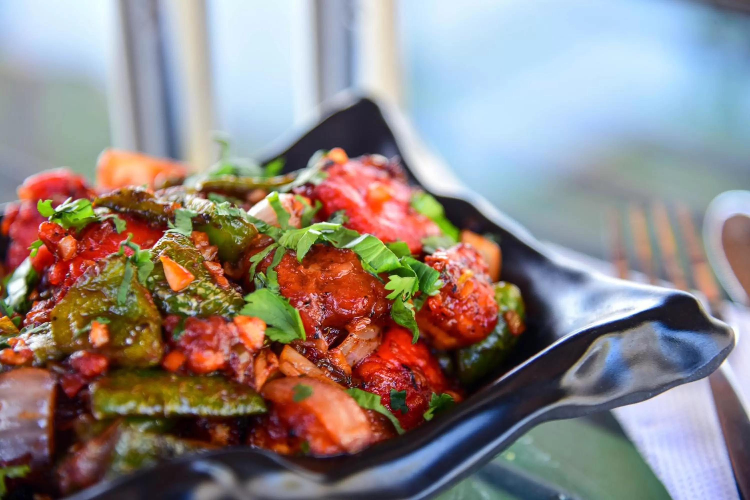 Food in Hotel Casa by the lake