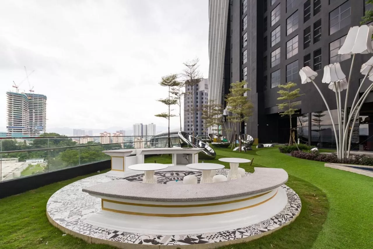 BBQ facilities in Arte Mont Kiara Hotel Suite