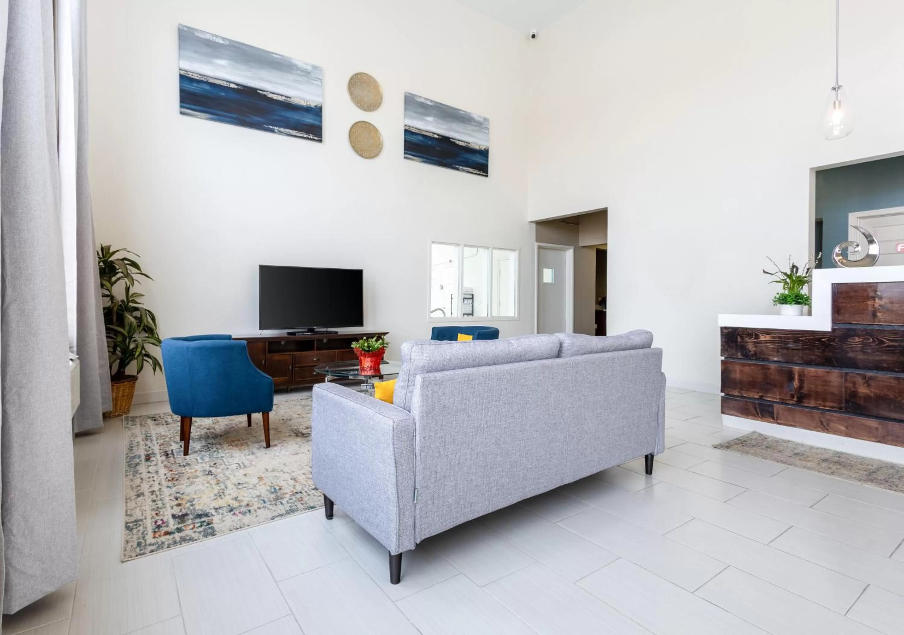 Lobby or reception in Quality Inn Winslow I-40