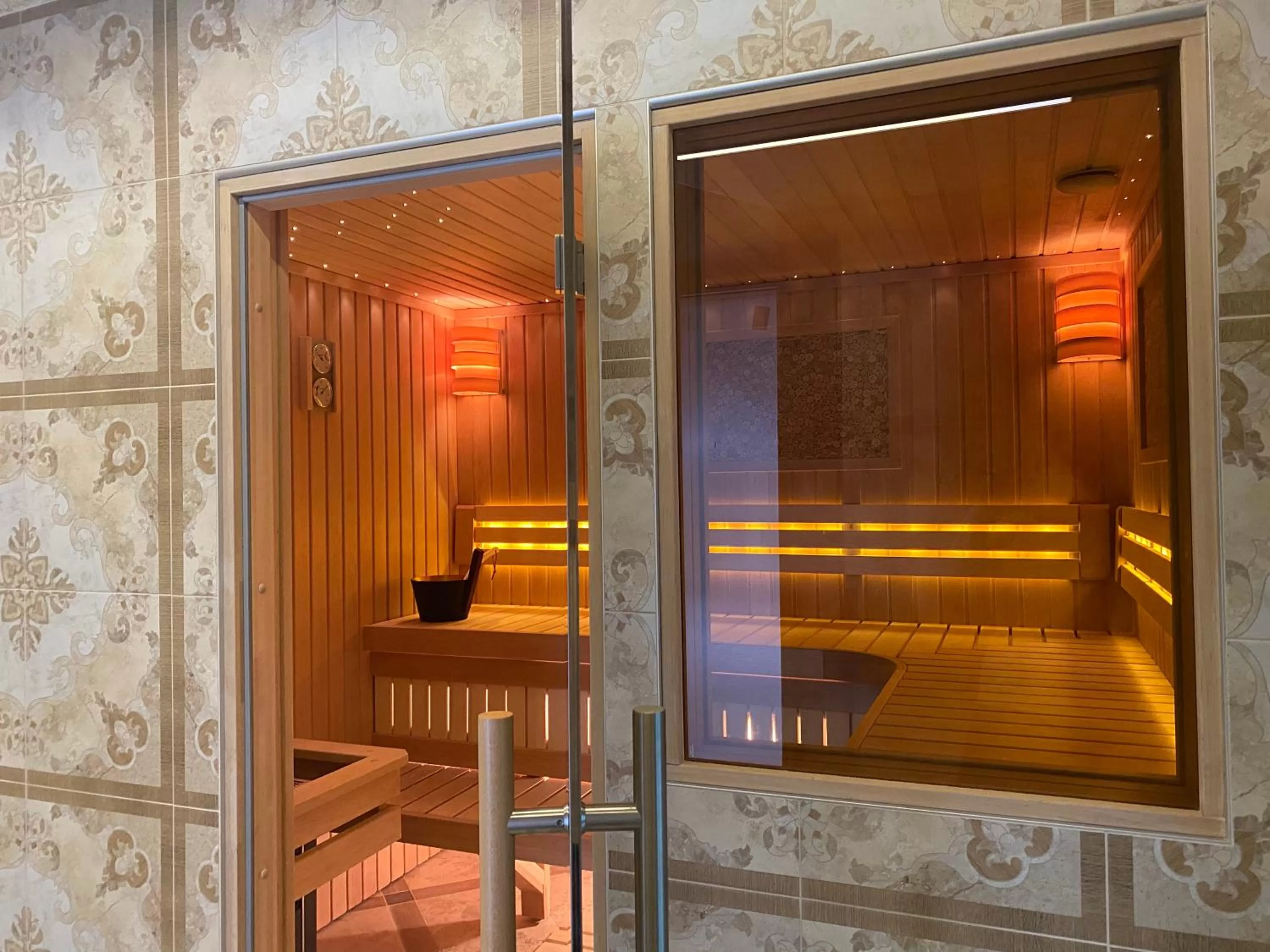 Sauna in Hotel Villa Elsa