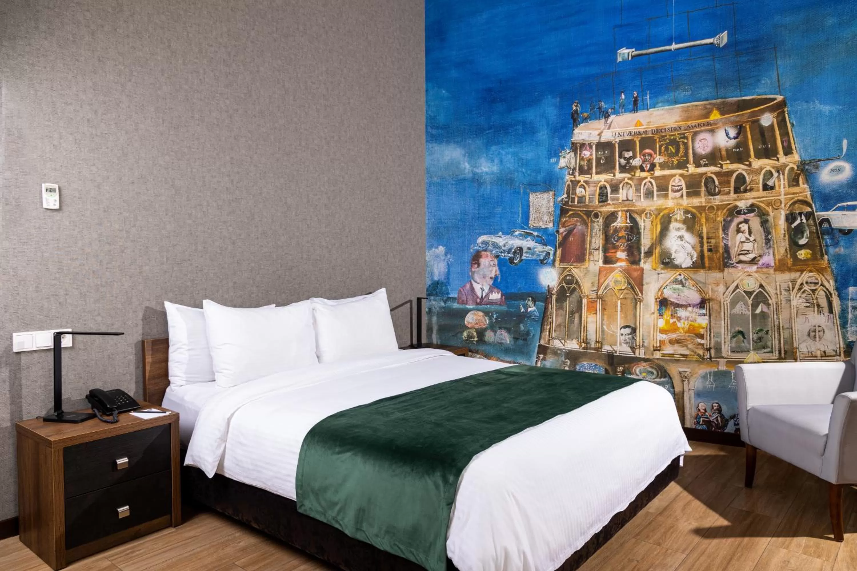 Bedroom, Bed in Theory Hotel