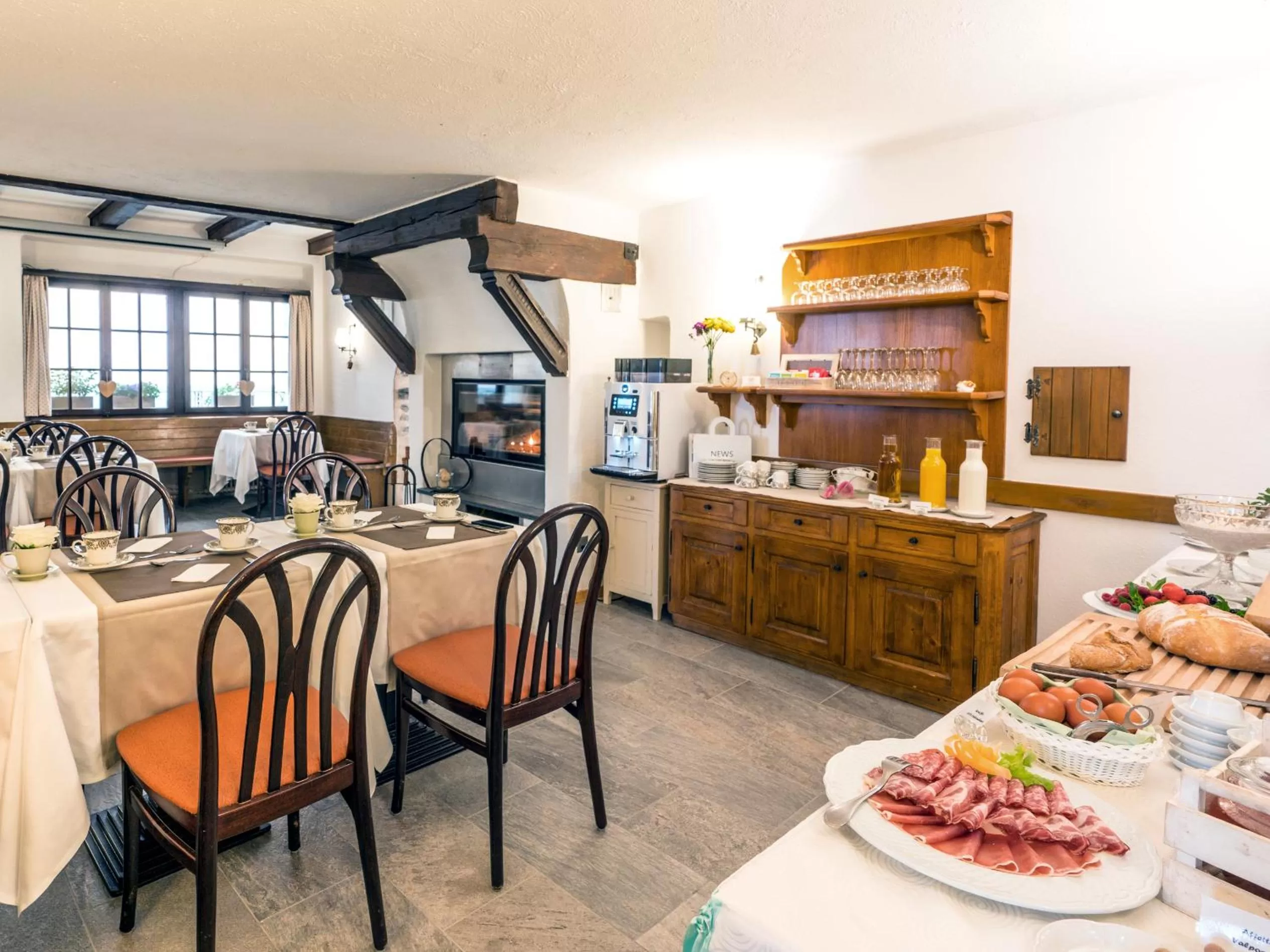 Food and drinks in Hotel Centrale, Typically Swiss