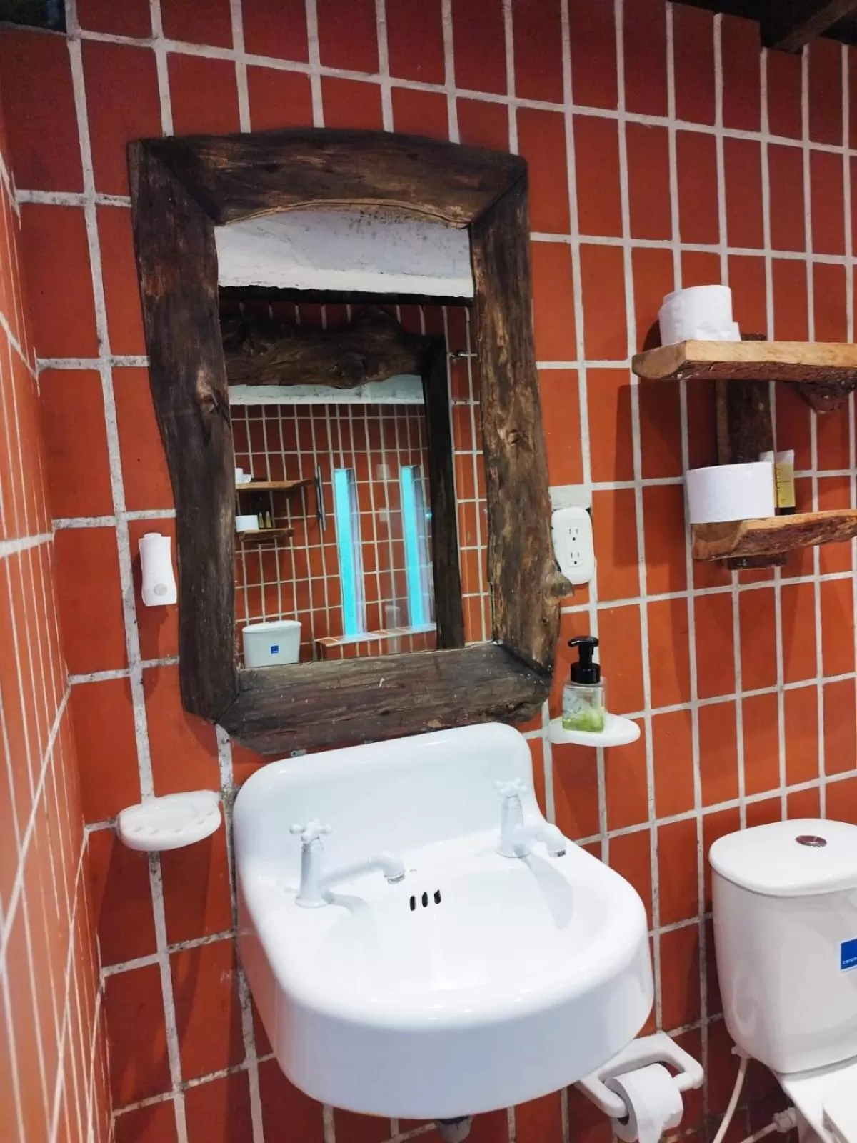 Toilet in Finca Campestre La Adelita B&B