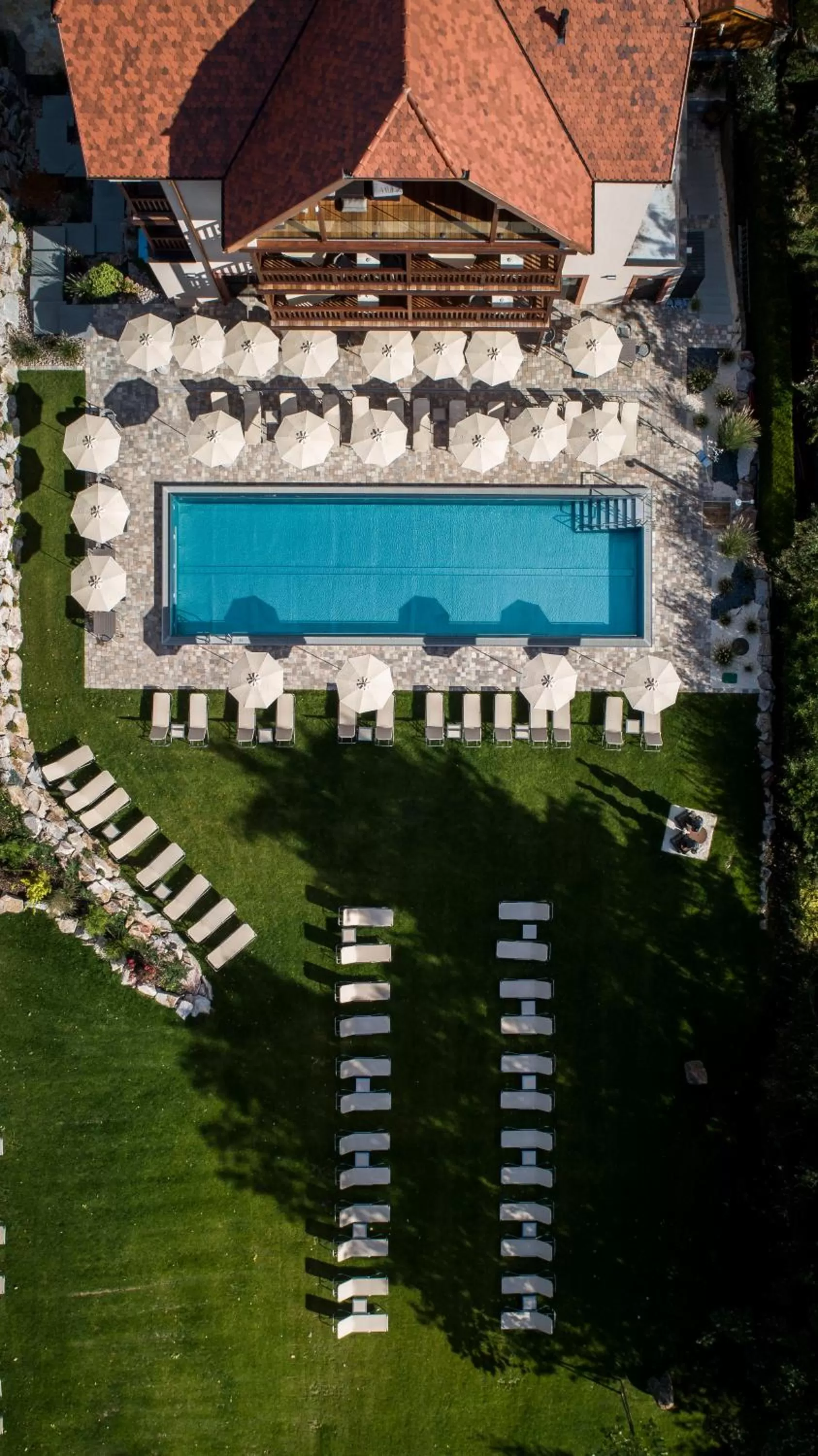 Patio in Hostellerie Des Châteaux & Spa