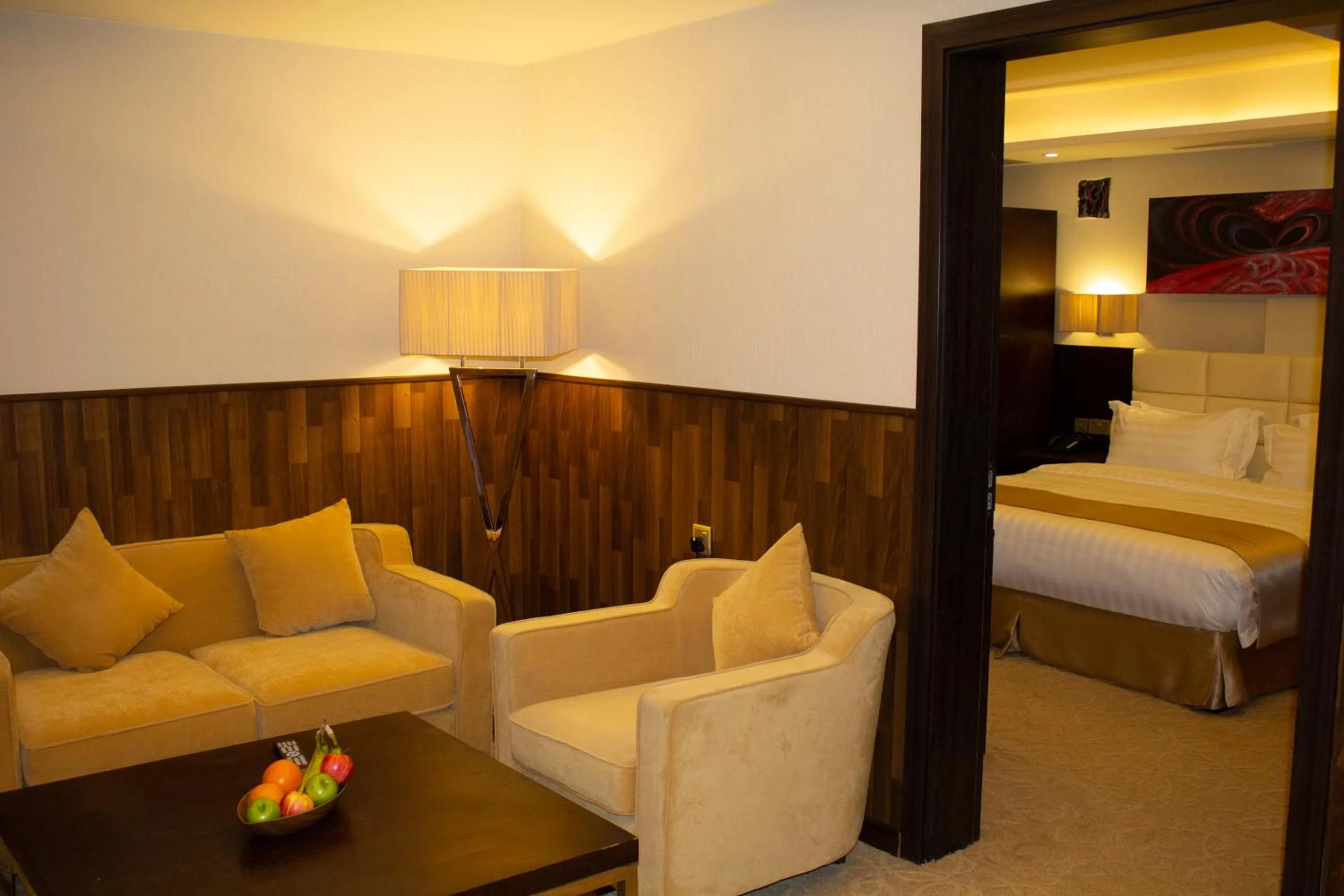 Bed in The Secure Inn Hotel Muscat