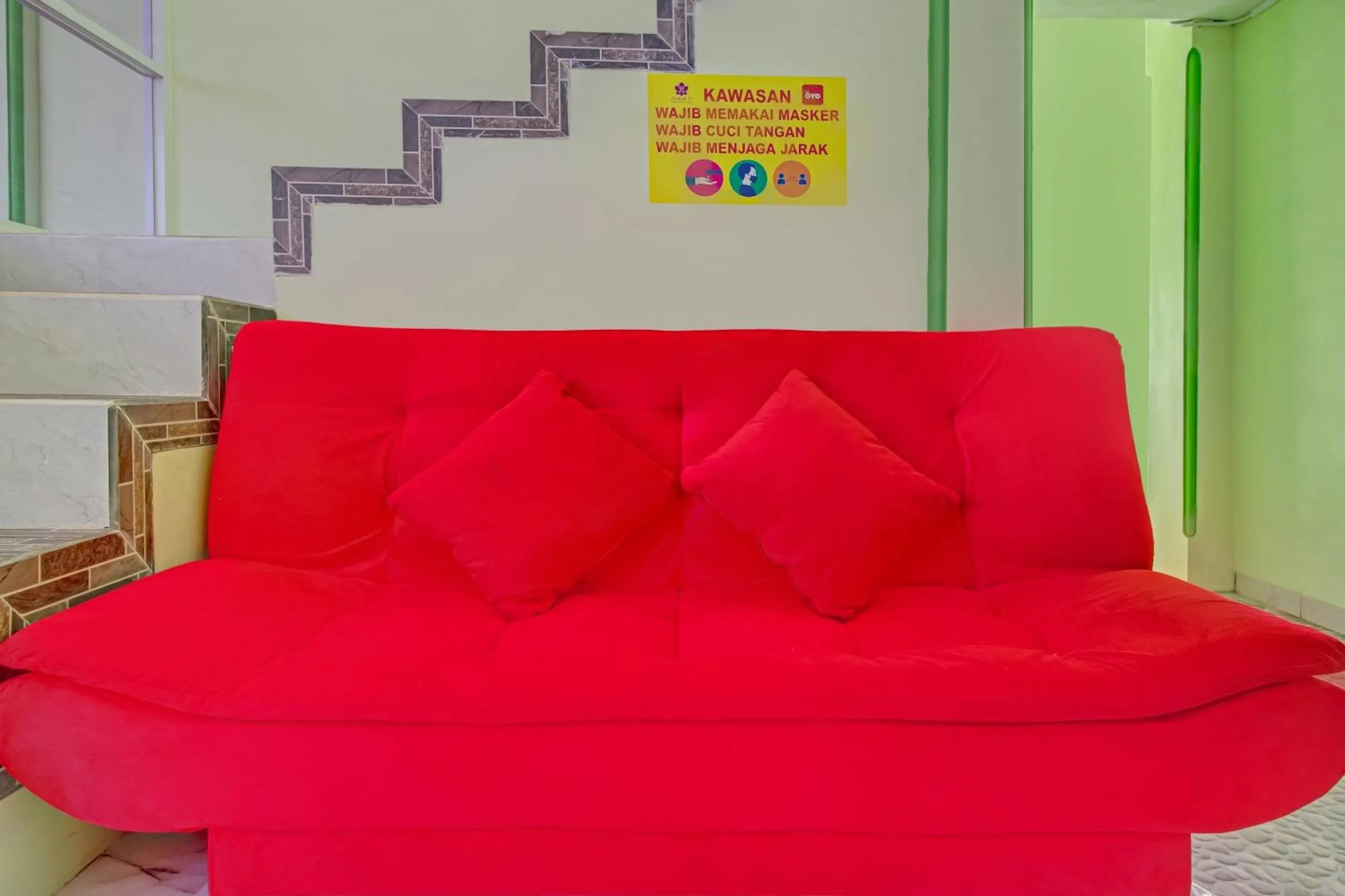 Lobby or reception, Bed in OYO 3774 Orchid 37 Syariah Guest House