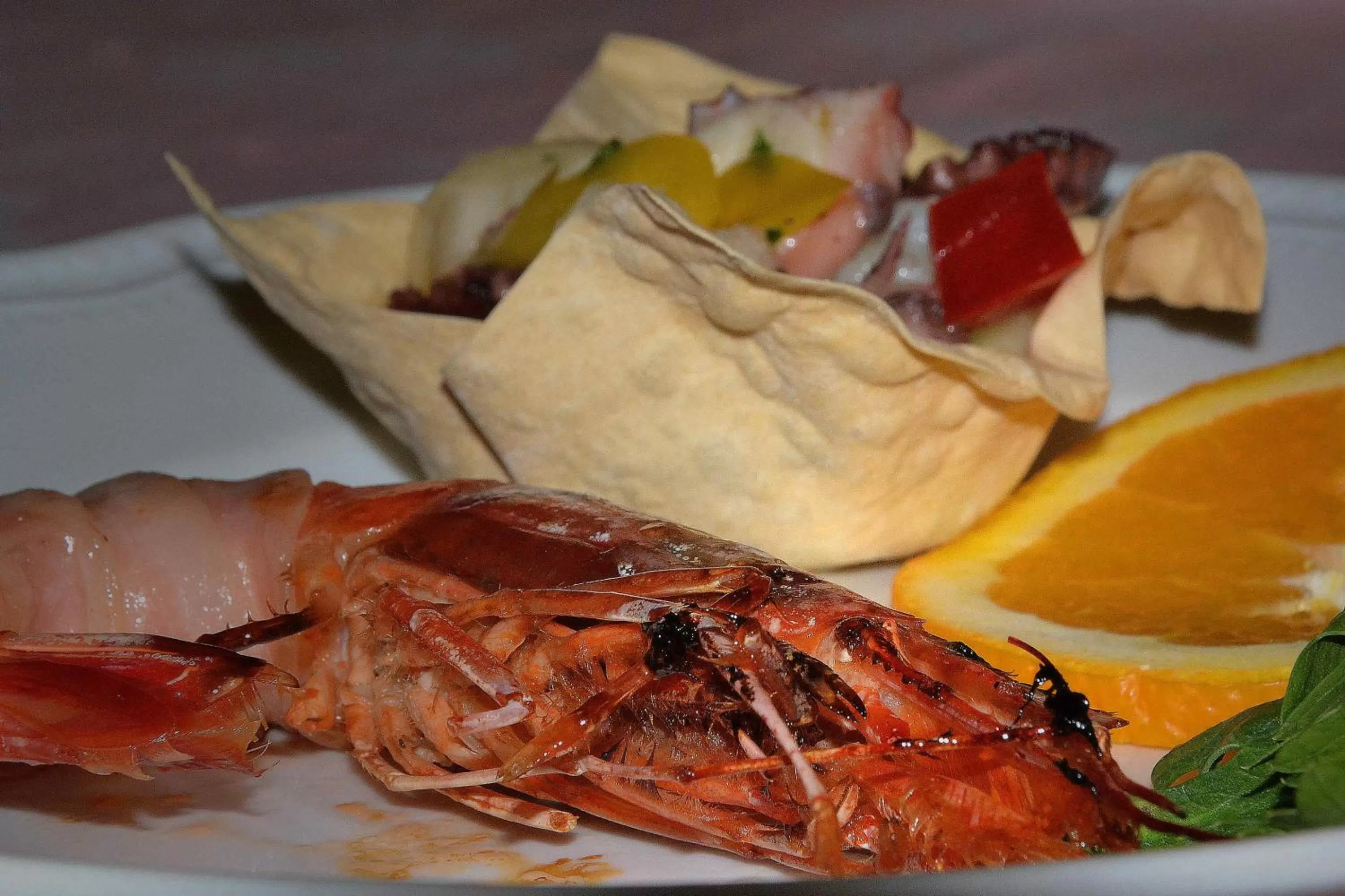 Food close-up in Hotel Bracco