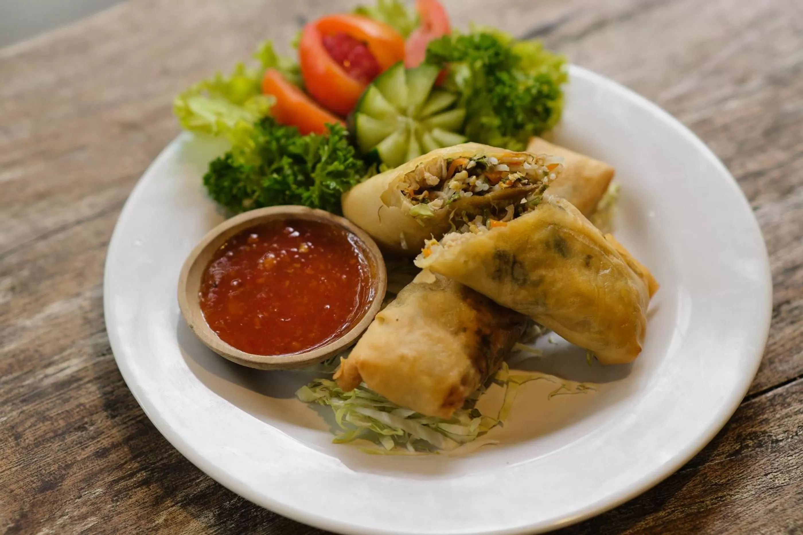 Lunch in Joglo Organik Guesthouse