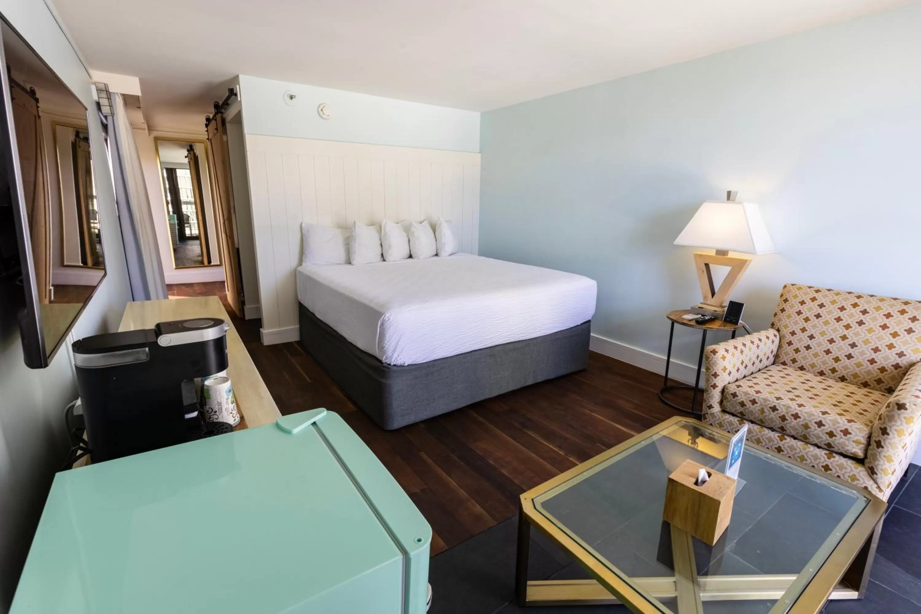 Bed in Hotel La Croix