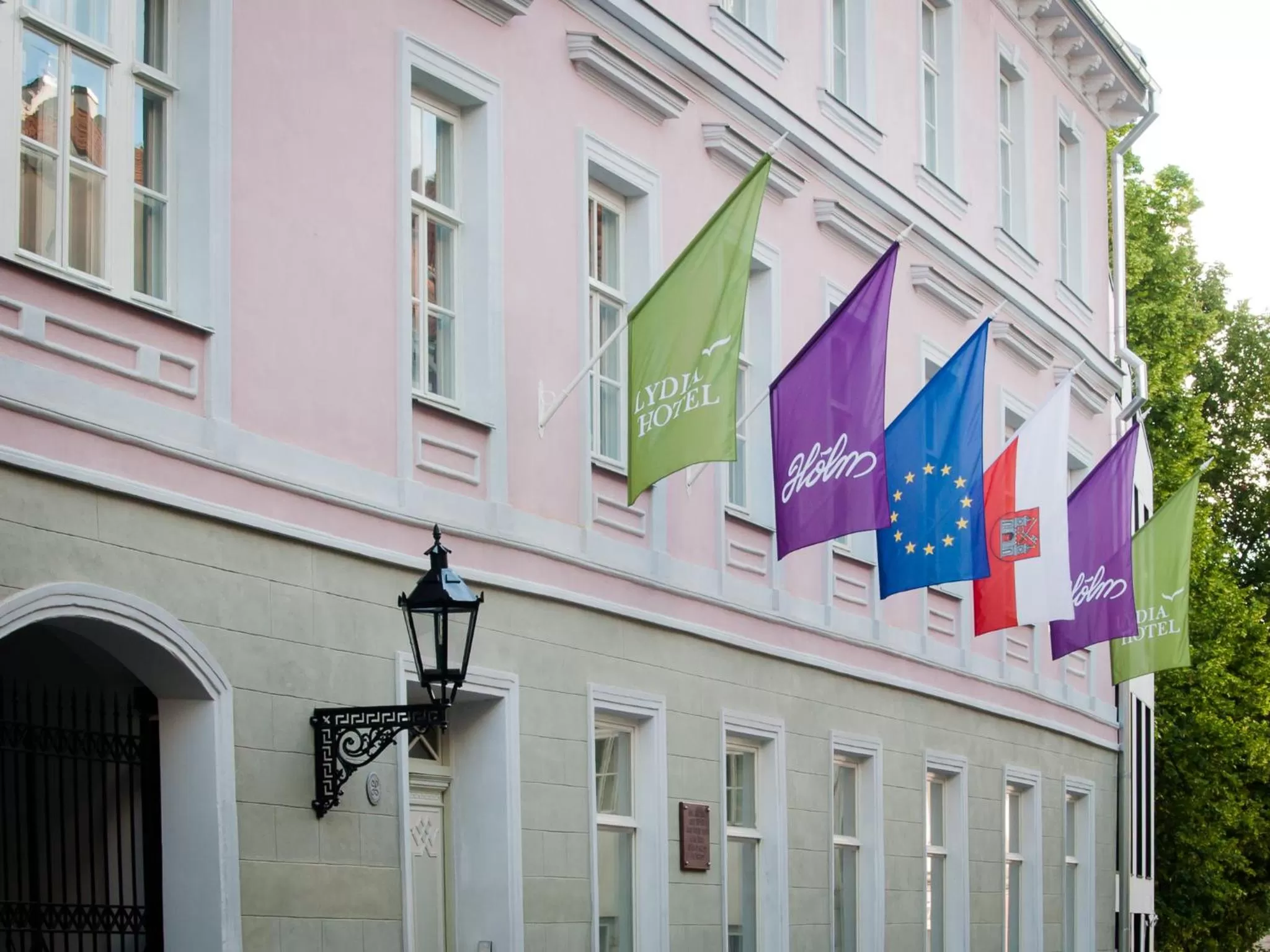 Facade/entrance in Lydia Hotel