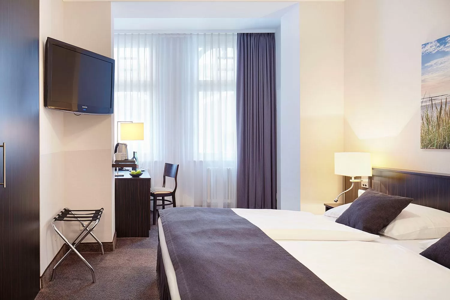 Living room, Bed in Hotel Villa Belvedere