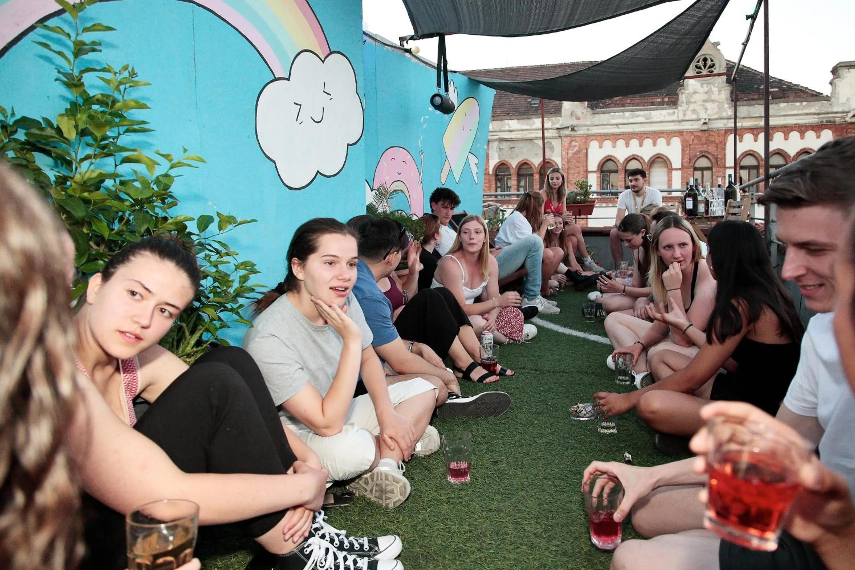 Evening entertainment in Maverick Central Market