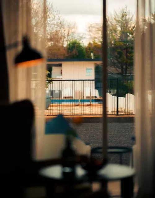 Pool view in The Oriana Orange - Retro Hotel & Resort
