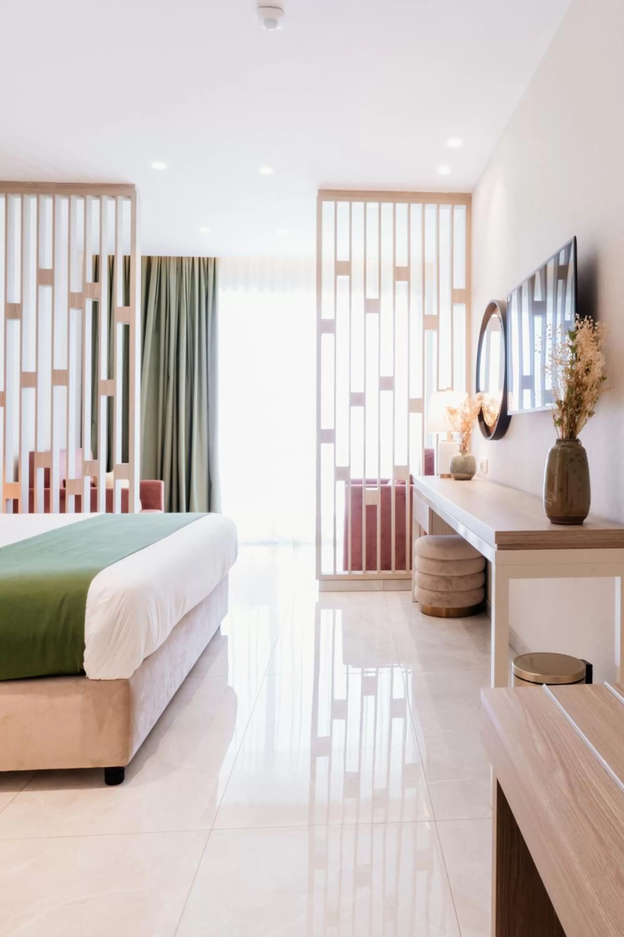 View (from property/room), Bed in At Herbal Boutique Hotel & Spa