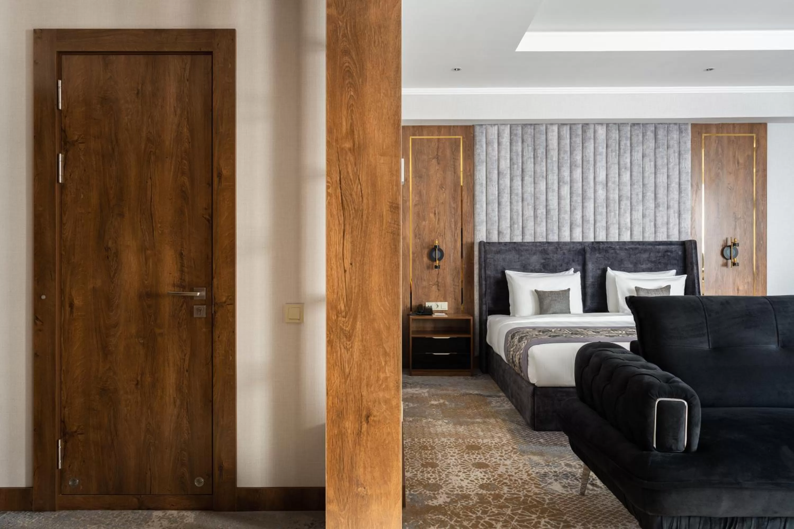 Bed in Shamsan Airport Hotel