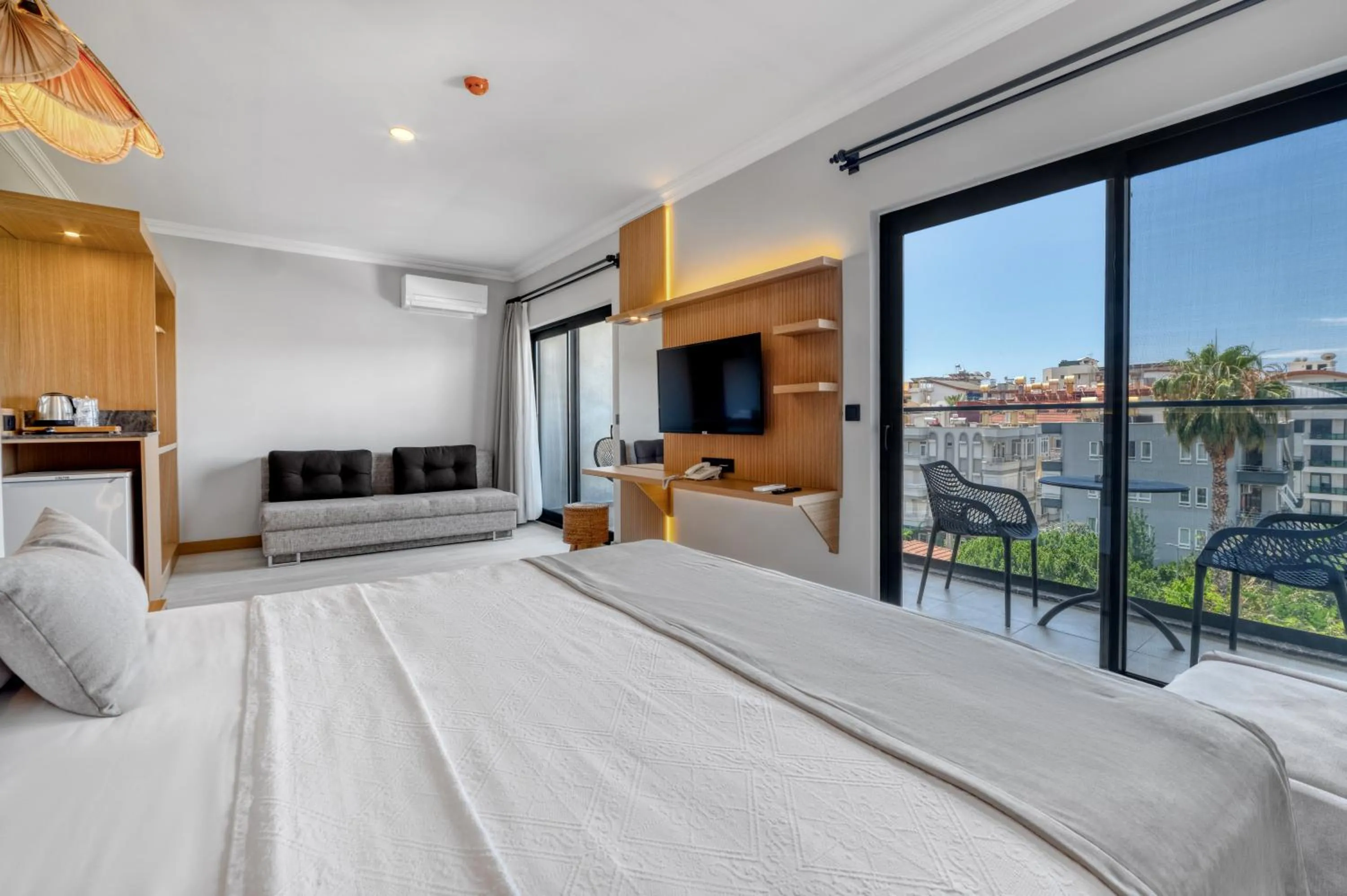 Bed in Hildegard Hotel