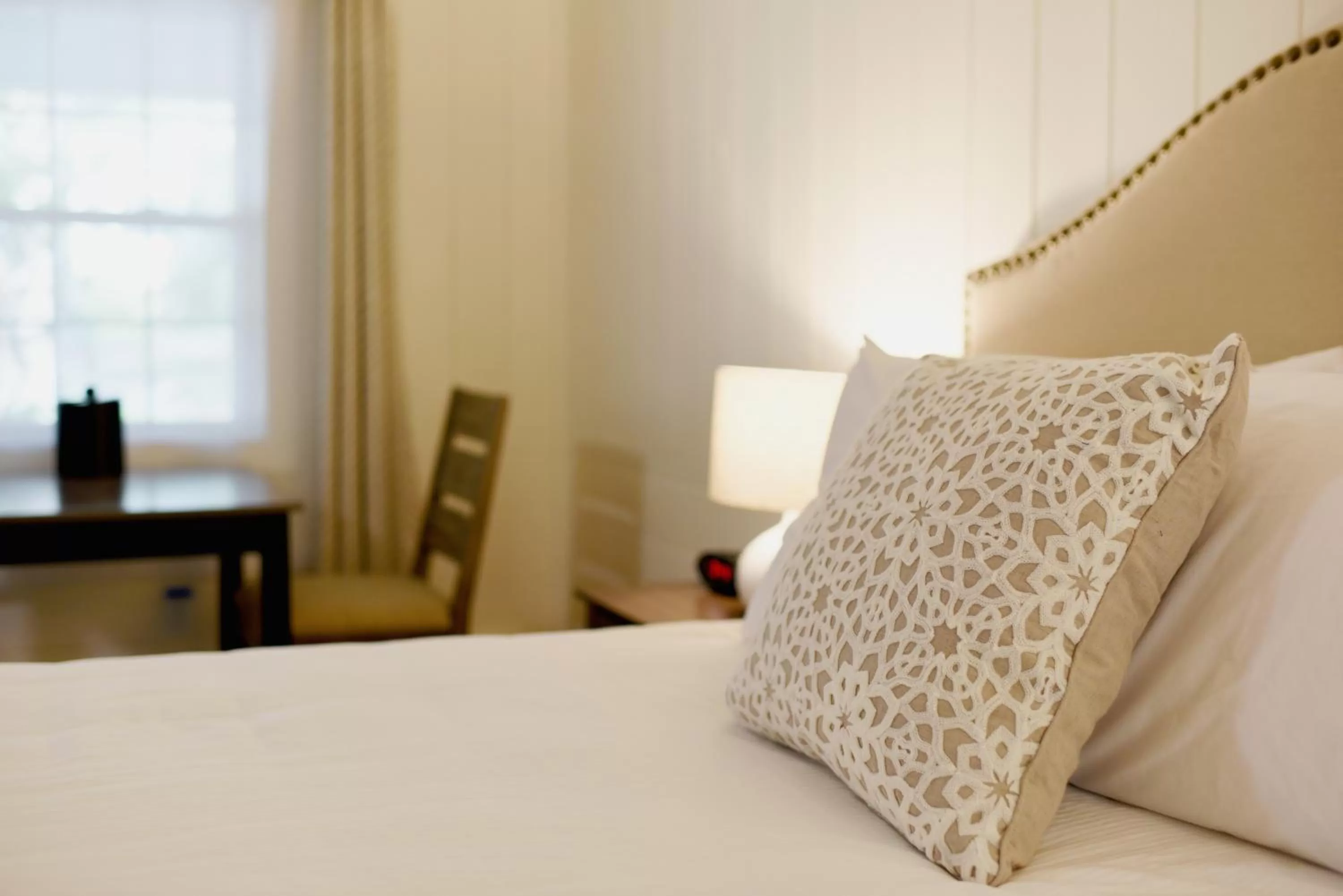 Decorative detail, Bed in Sandwich Inn and Suites