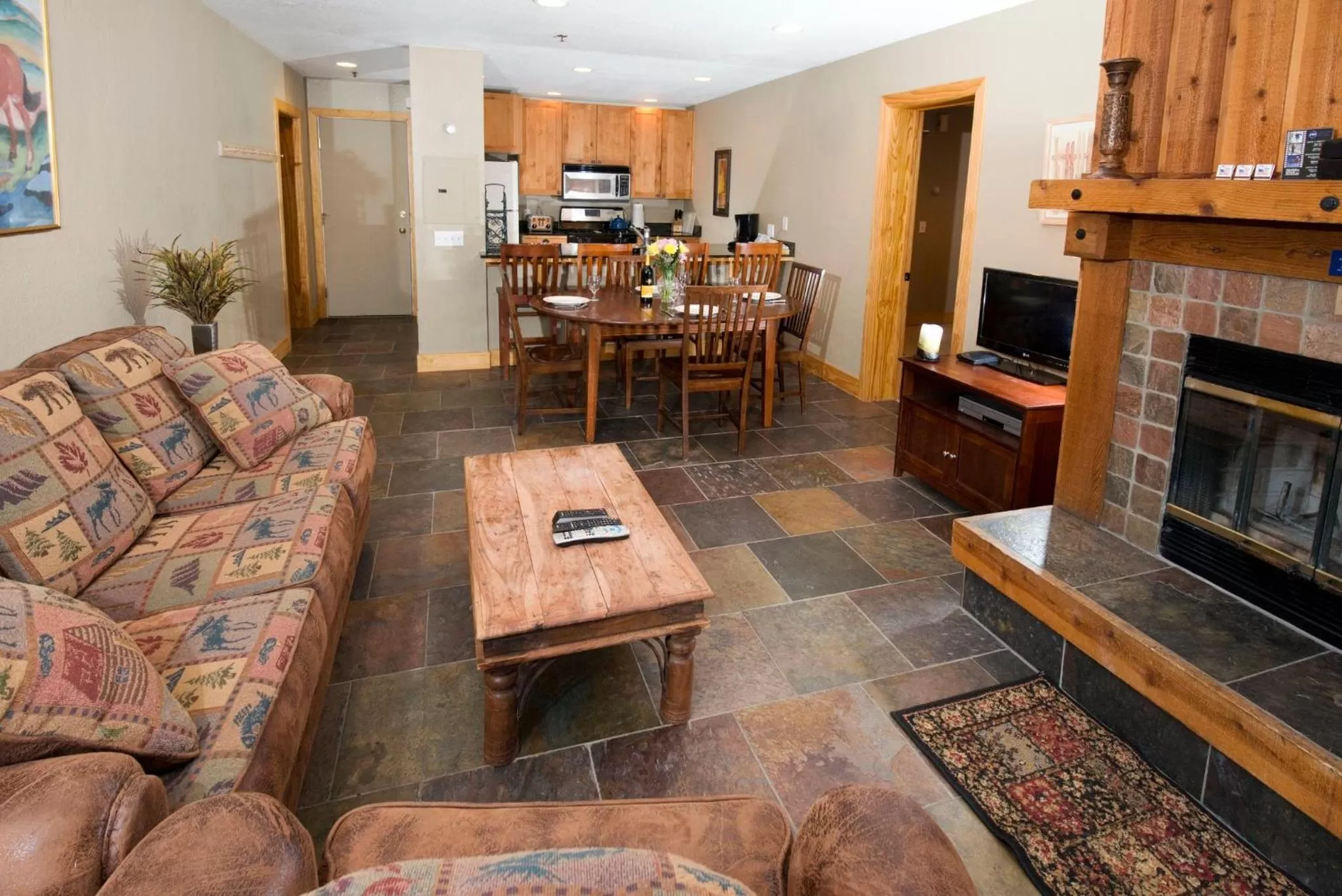 Living room in Kirkwood Mountain Resort Properties