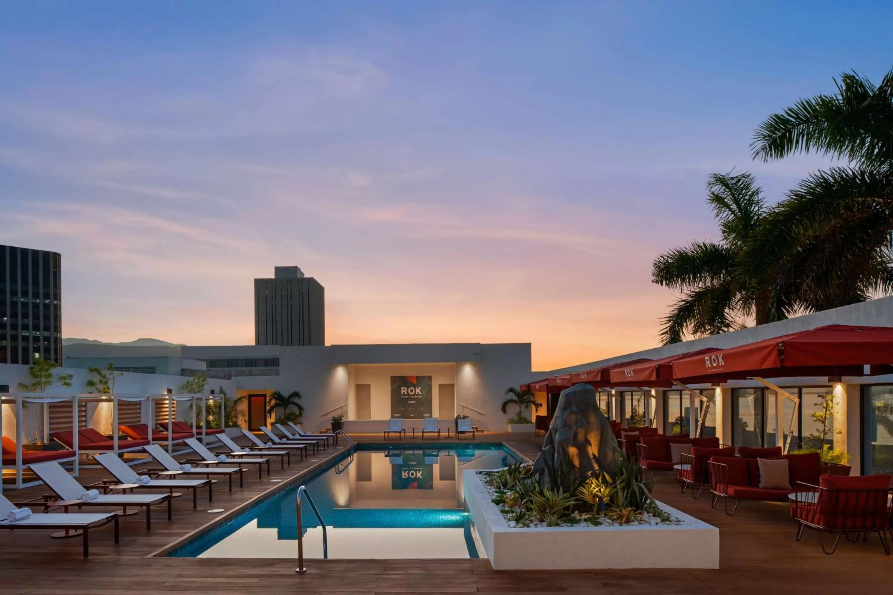 Pool view in ROK Hotel Kingston, Tapestry Collection By Hilton