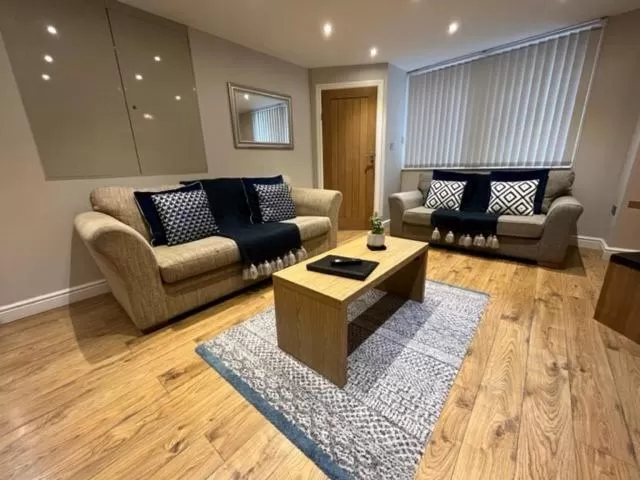 Living room in Goodramgate Apartments
