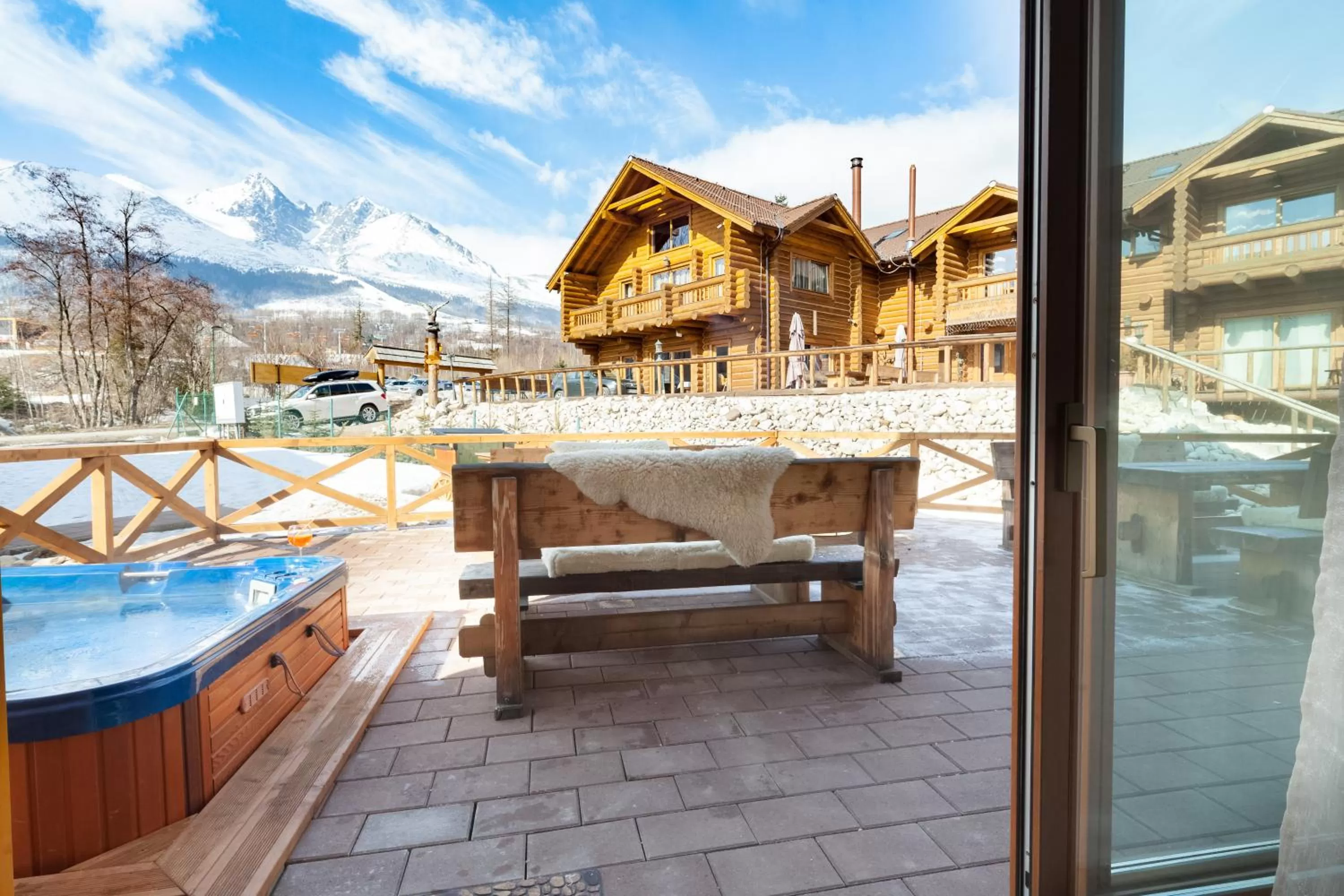 Hot Tub in Chalets CEDER 1