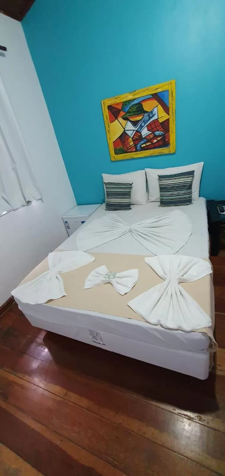 Bed in Pousada Beluga