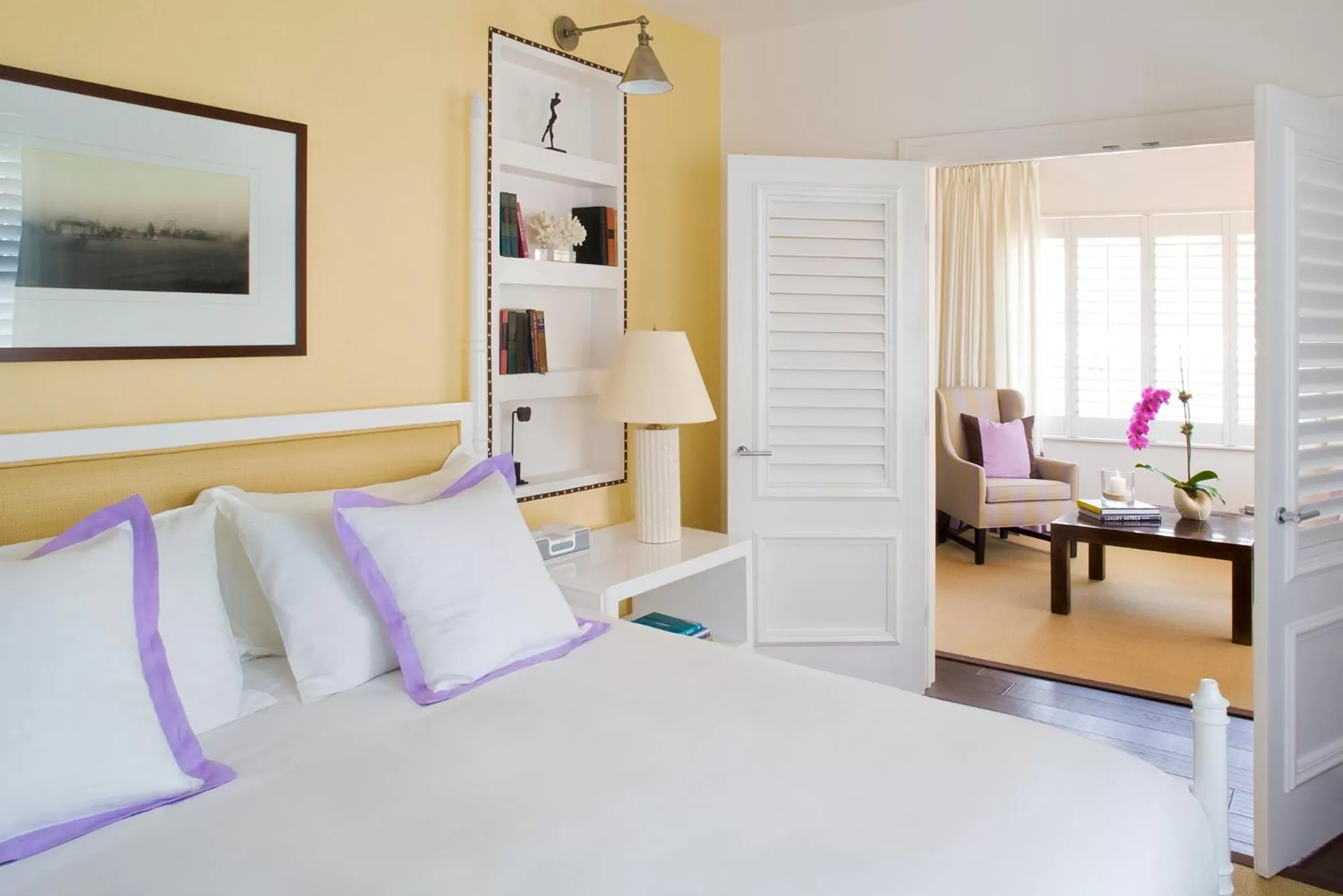 Bed in The Betsy Hotel, South Beach