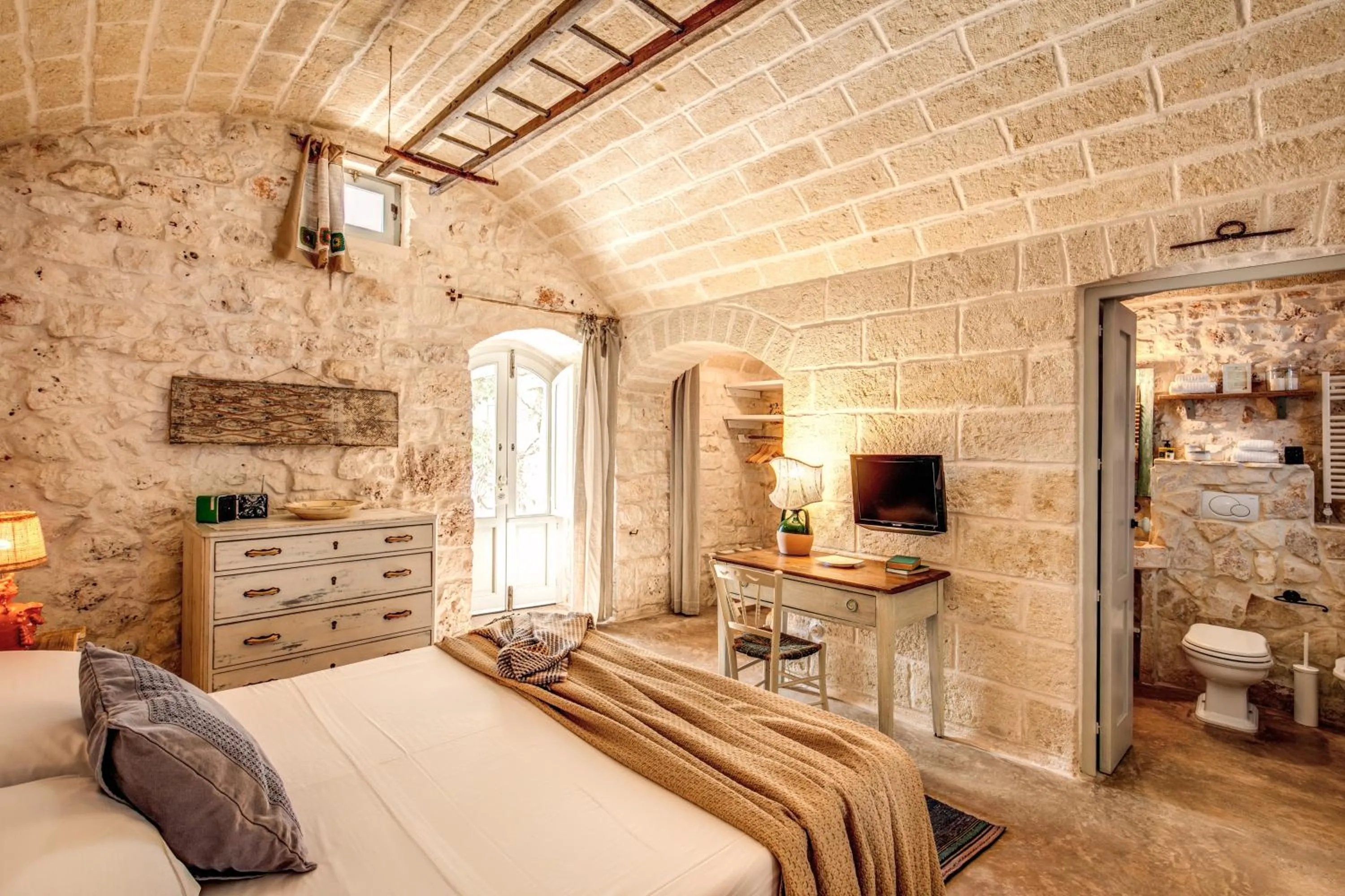 Bed in Masseria Cervarolo