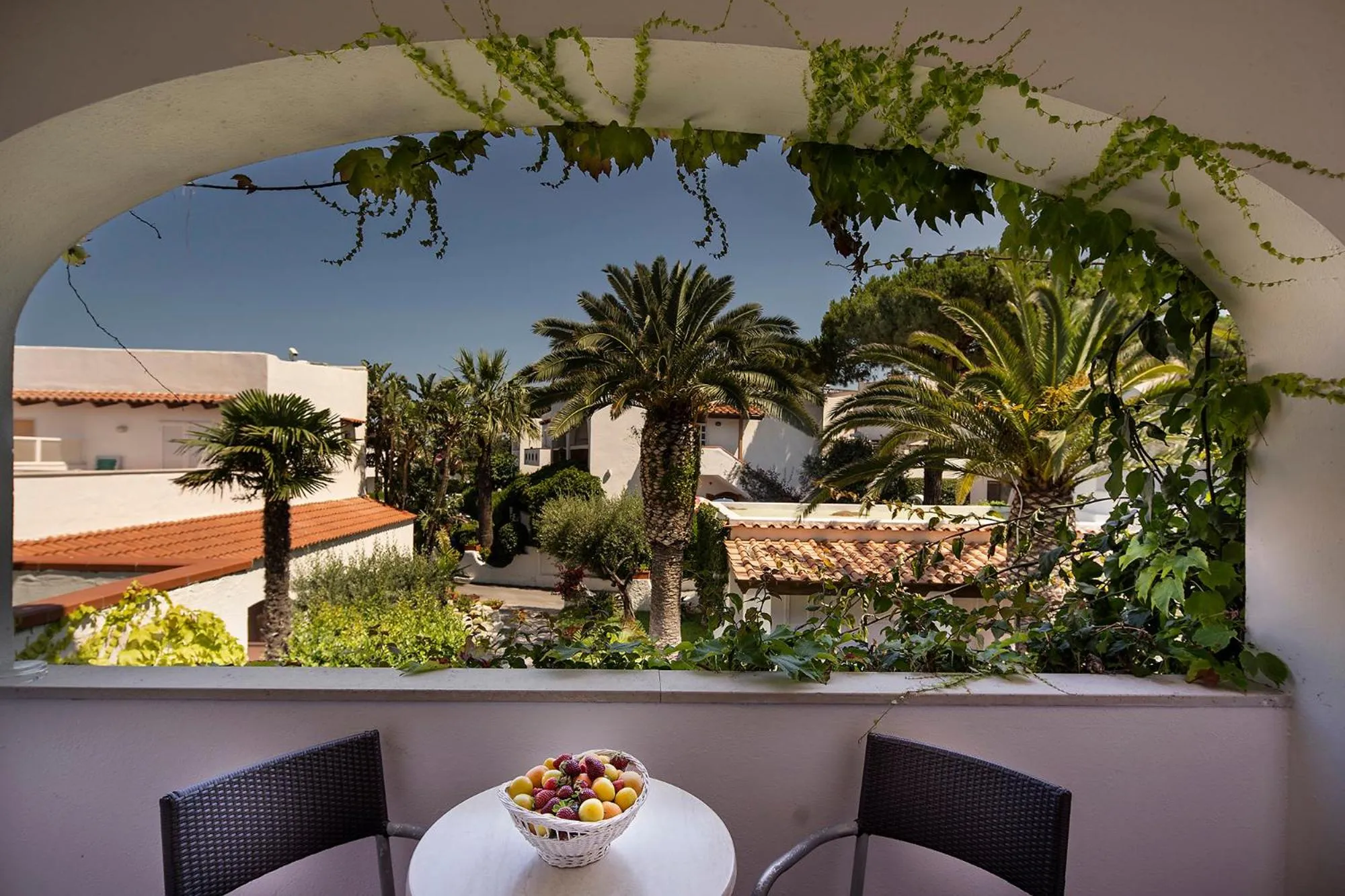 Patio in Hotel Terme Royal Palm