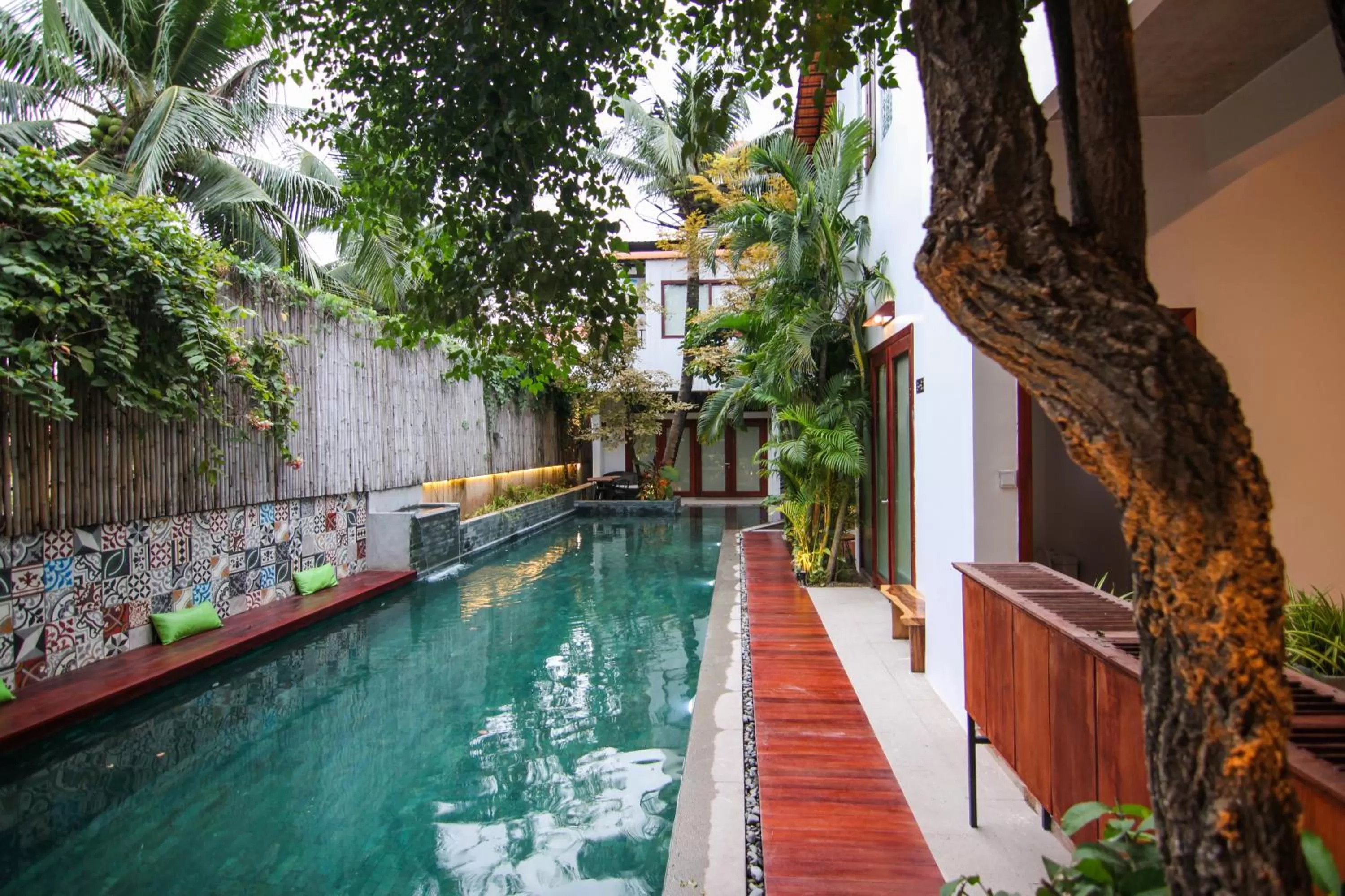 Swimming pool in Sarina Hotel & Villa