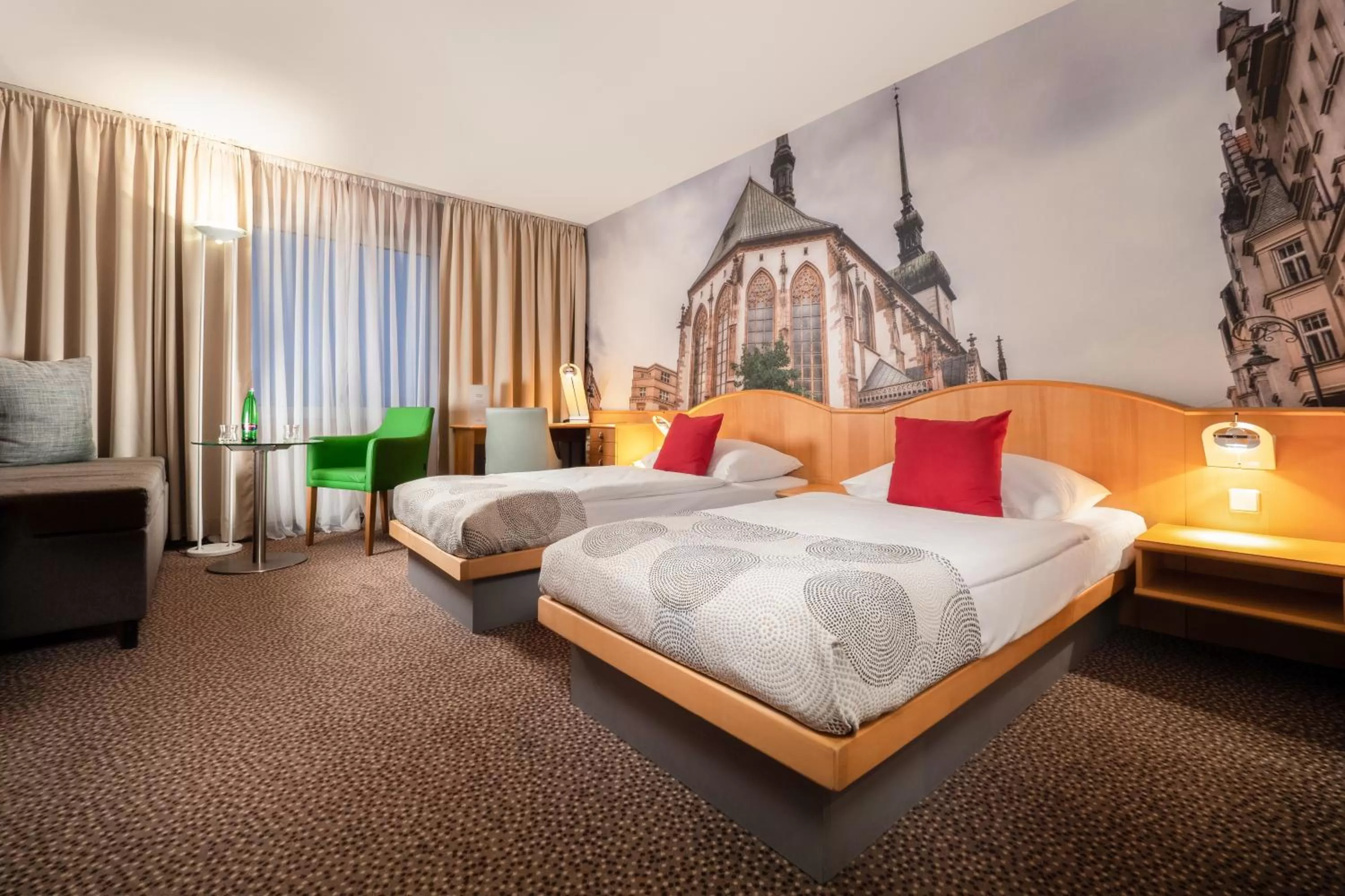 Standard Twin Room in Cosmopolitan Bobycentrum - Czech Leading Hotels