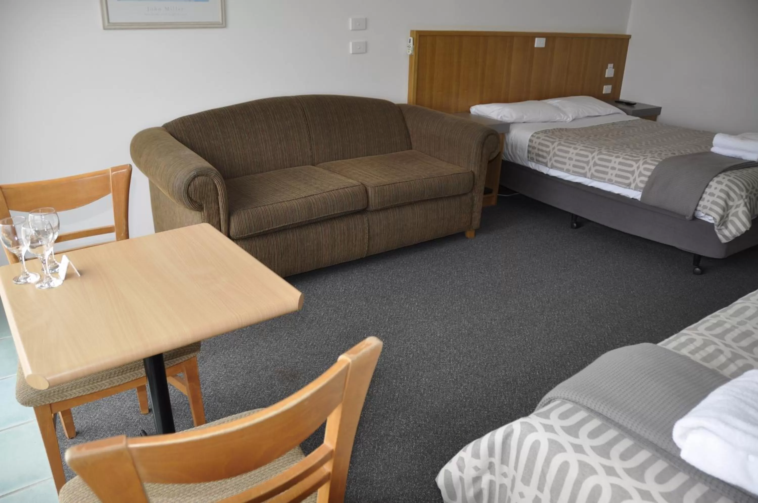 Bed in A Great Ocean View Motel