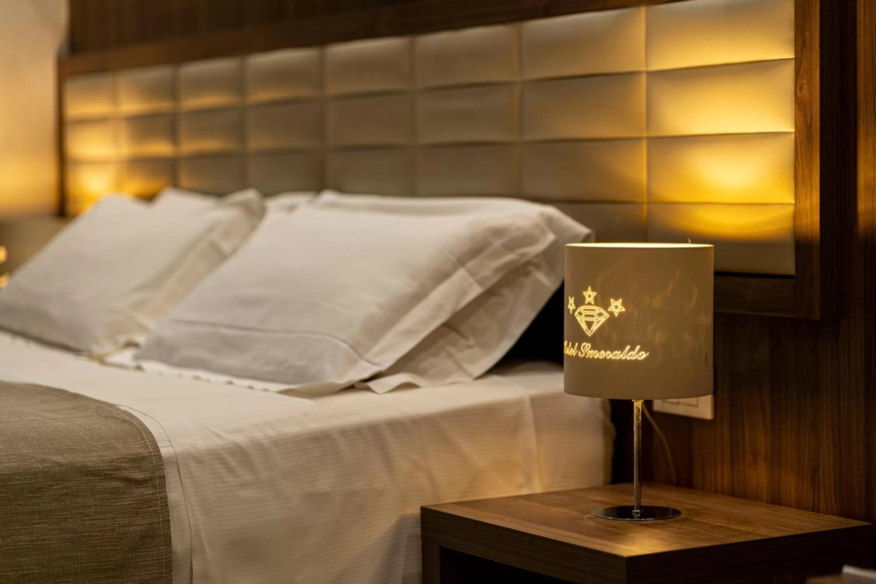 Bed in Hotel Smeraldo