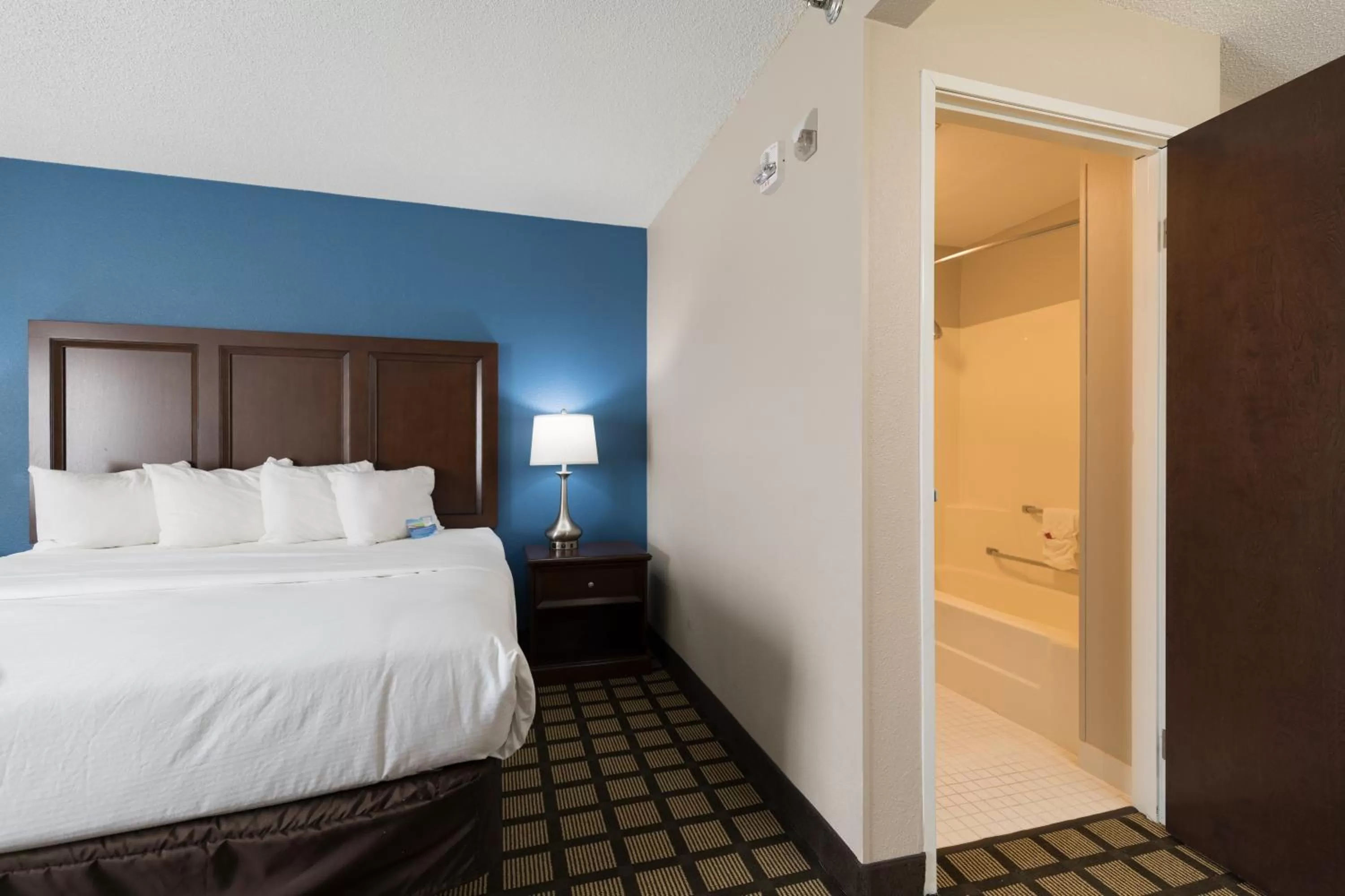 Bed in Baymont by Wyndham Detroit Airport/Romulus