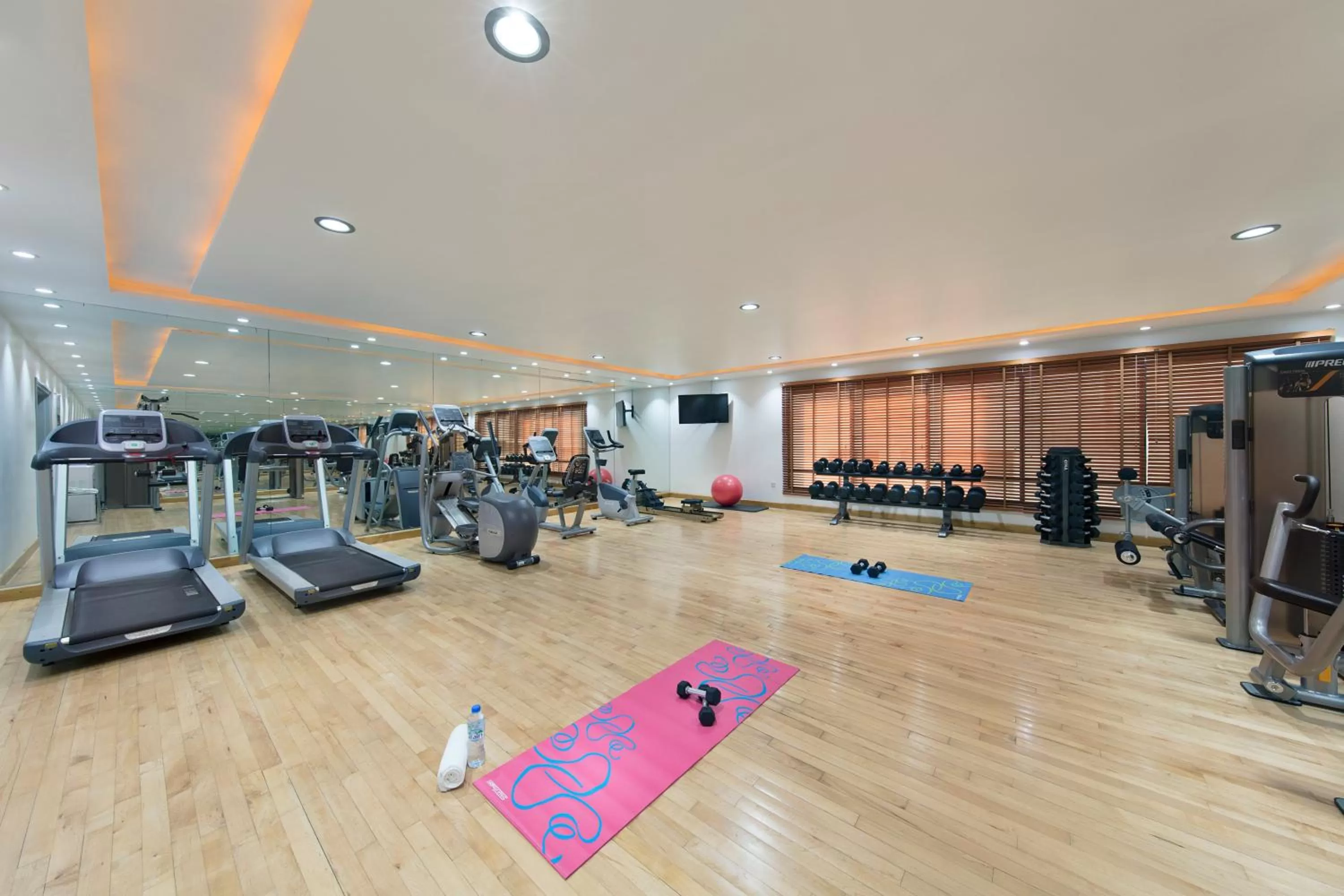 Fitness centre/facilities in Admiral Plaza Hotel