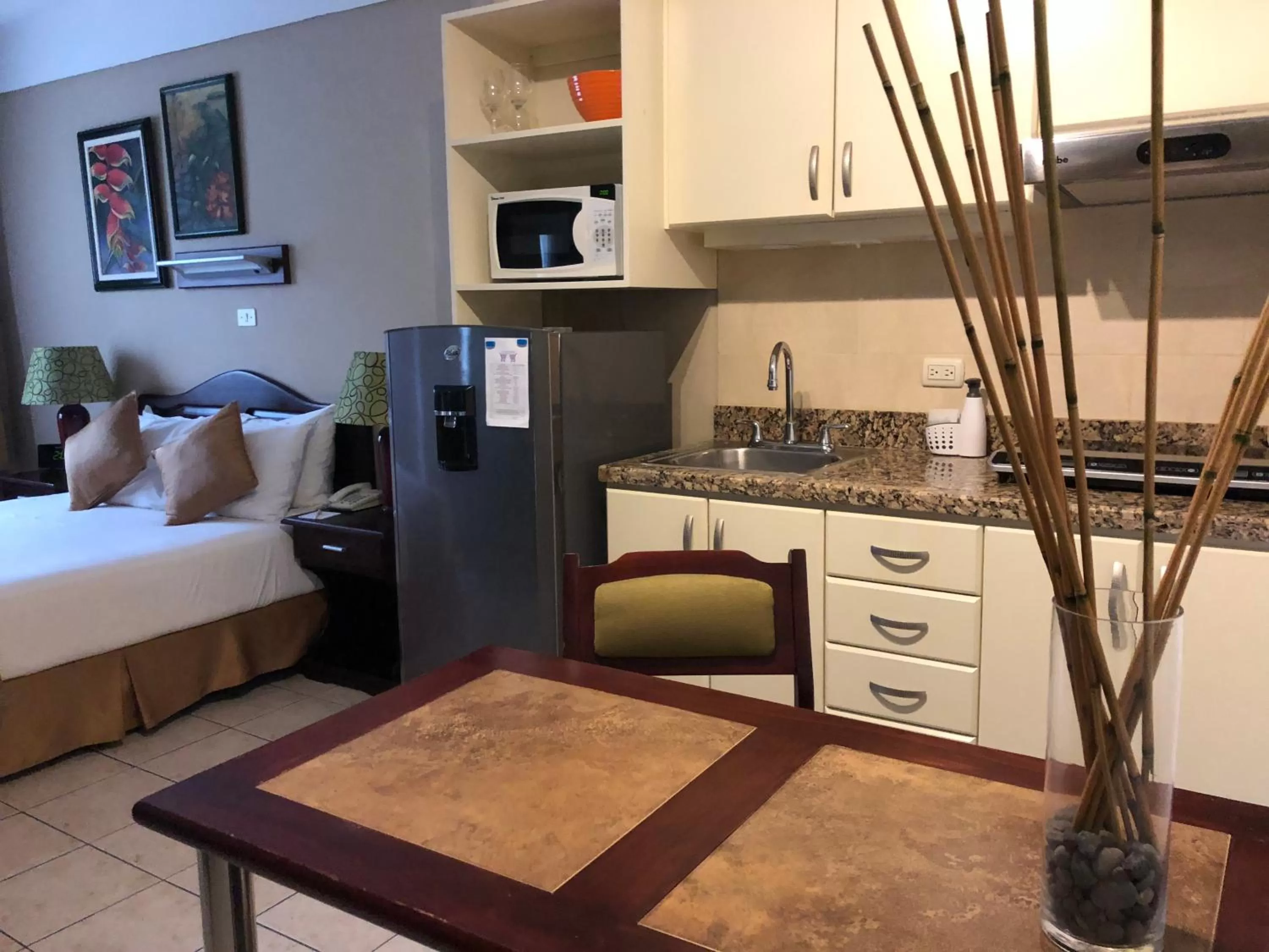 Kitchen or kitchenette in La Sabana Hotel Suites Apartments