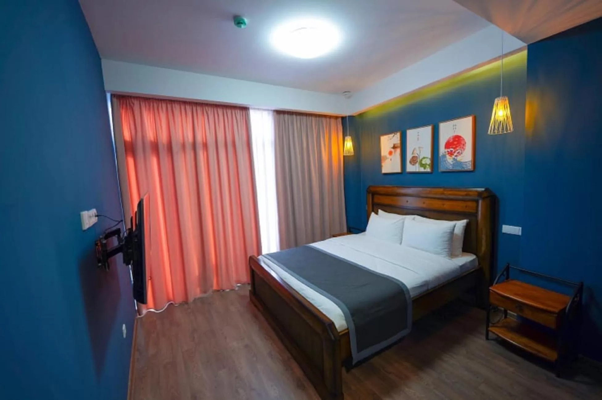 Bedroom, Bed in Hotel Linge