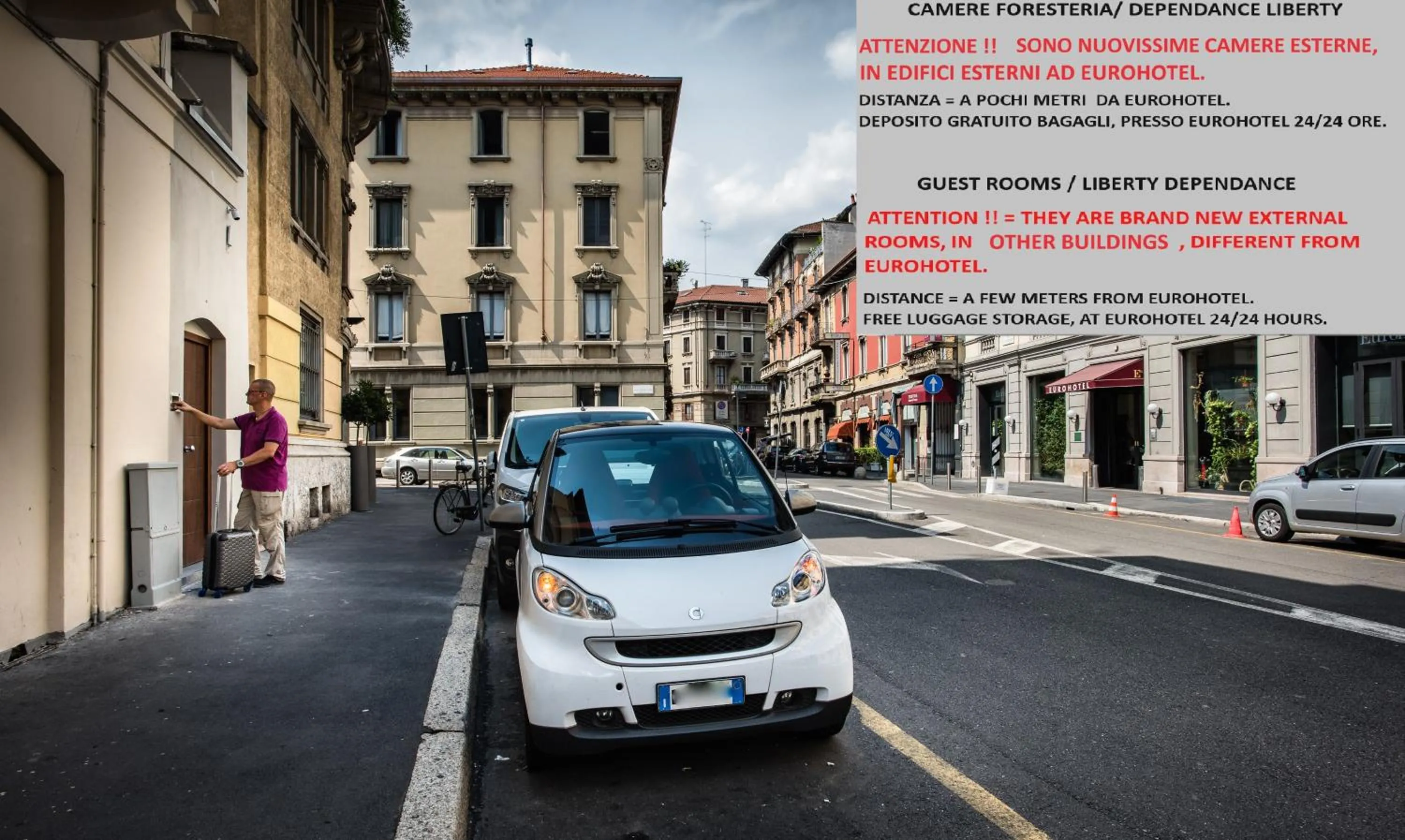 Facade/entrance in Eurohotel