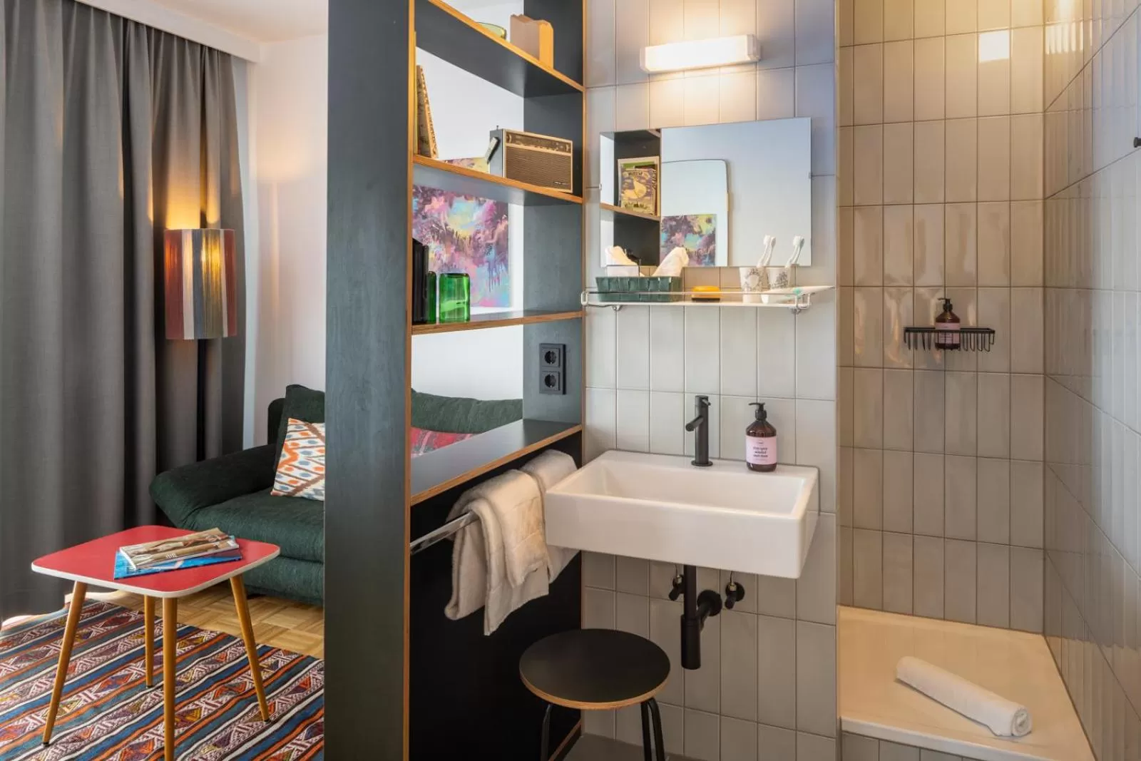 Shower in magdas HOTEL Vienna City - First Social Business HOTEL in Austria