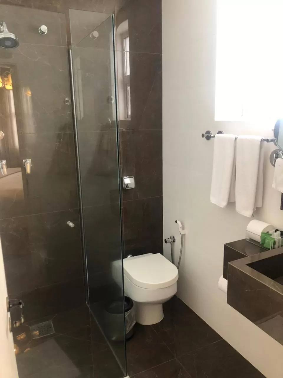 Shower in Hotel Casacurta