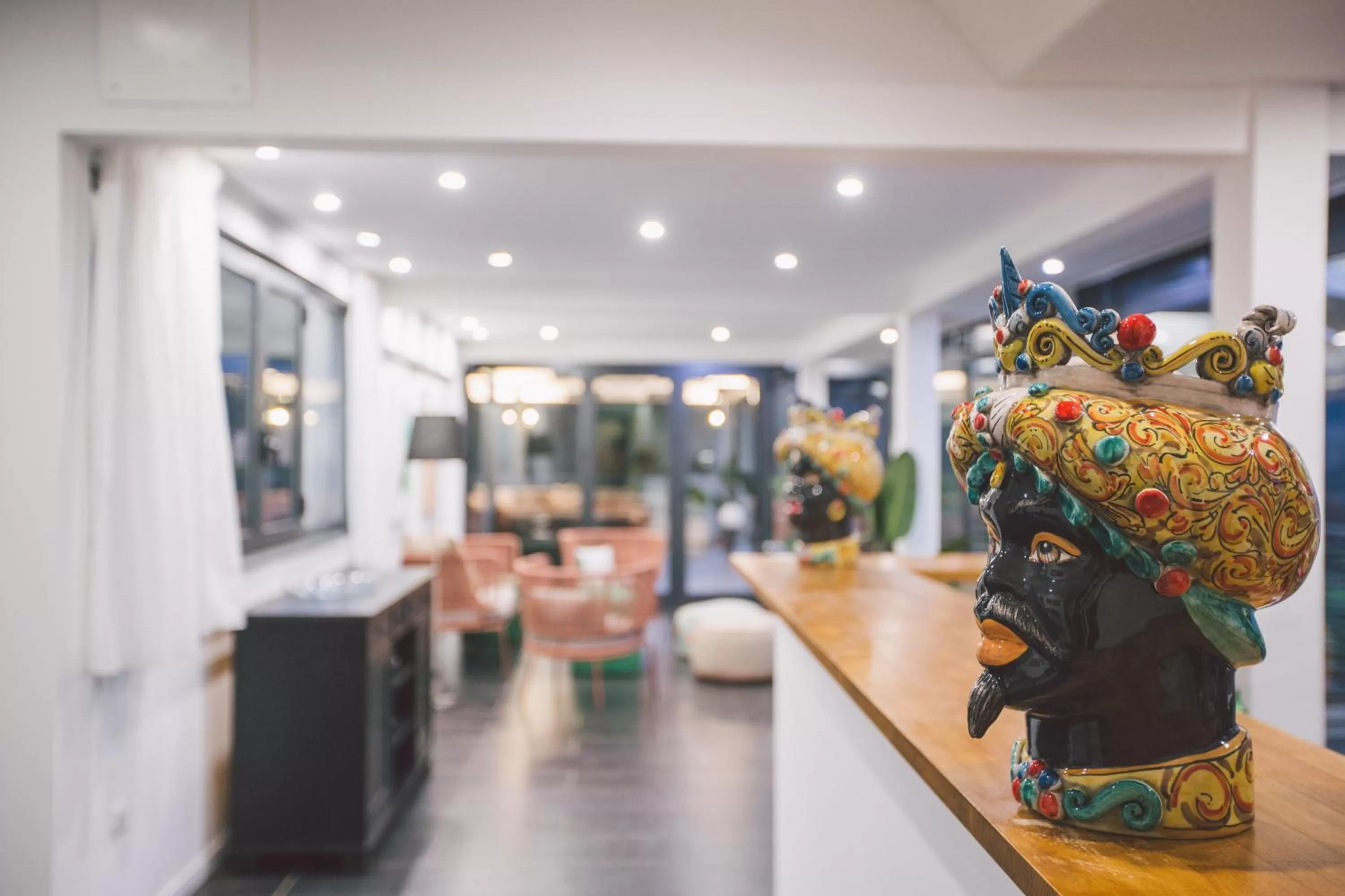 Lobby or reception in Taormina Palace Hotel